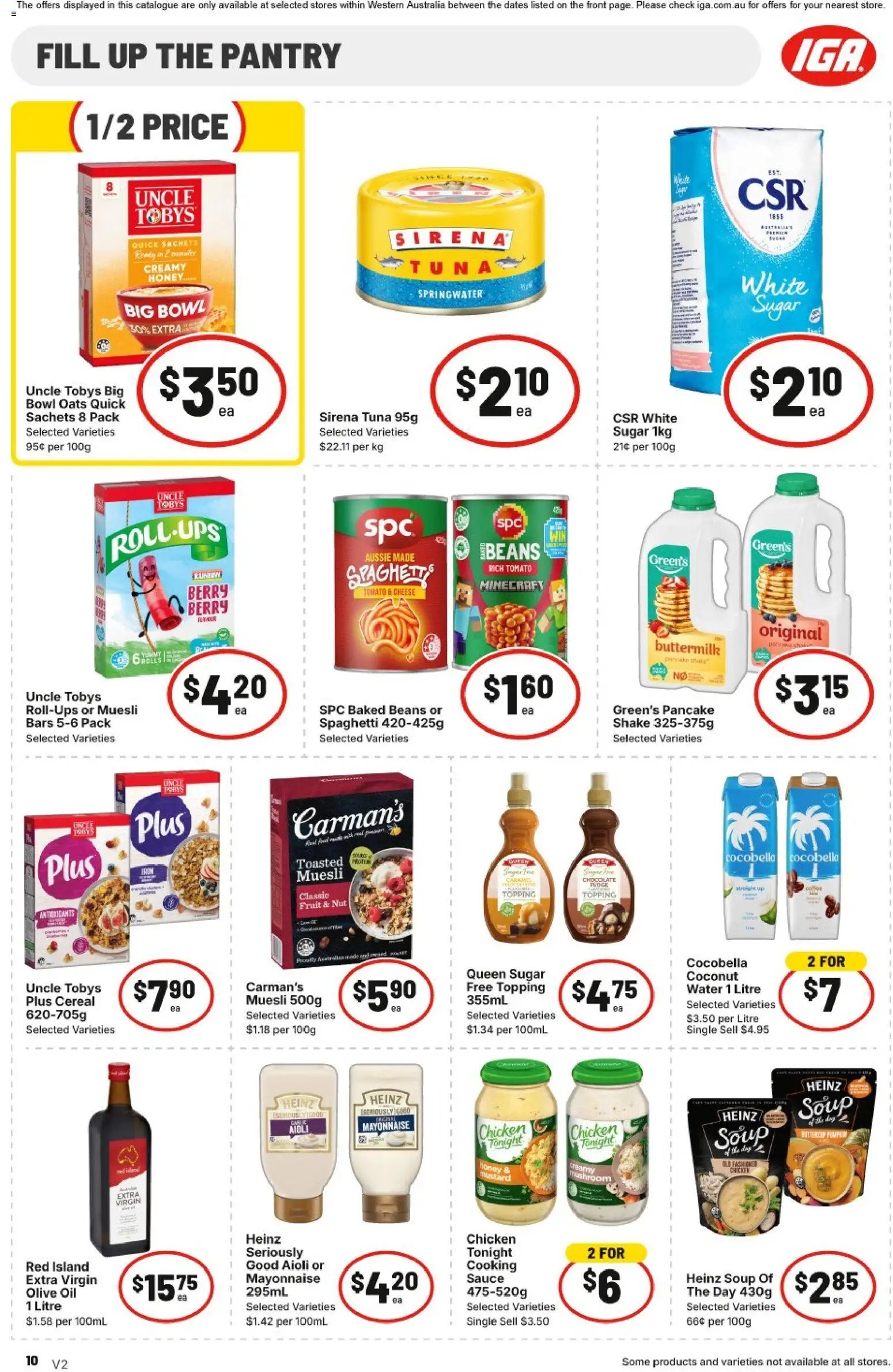 IGA catalogue from 22/07/2026 IGA catalogue NT/WA