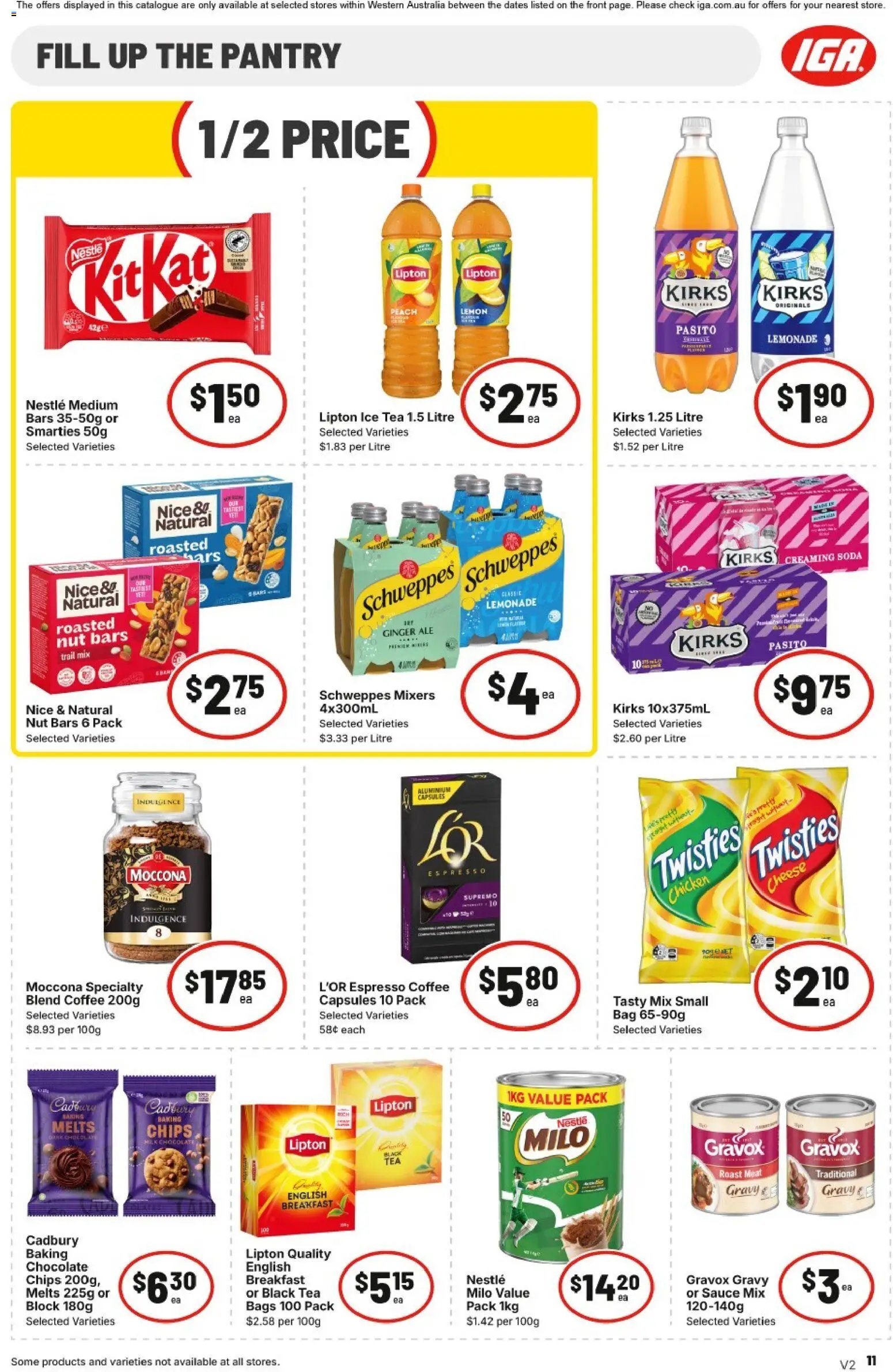 IGA catalogue from 22/07/2026 IGA catalogue NT/WA