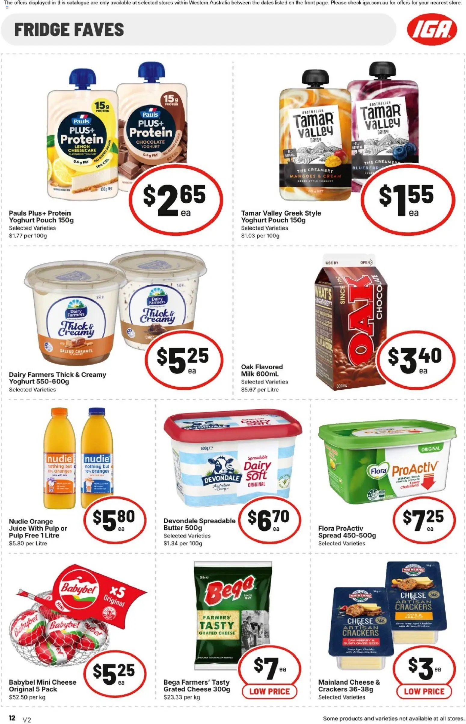 IGA catalogue from 22/07/2026 IGA catalogue NT/WA
