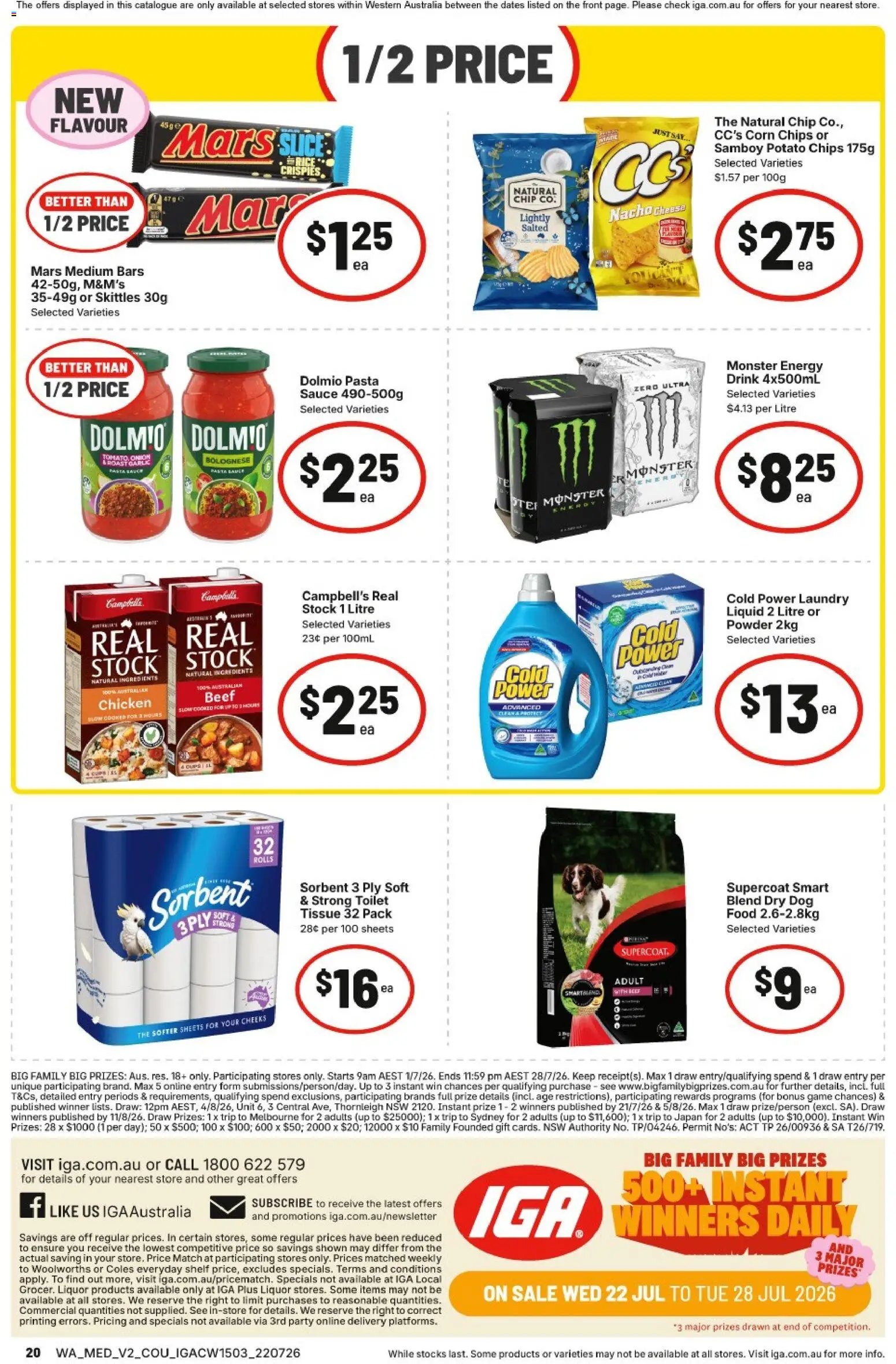 IGA catalogue from 22/07/2026 IGA catalogue NT/WA