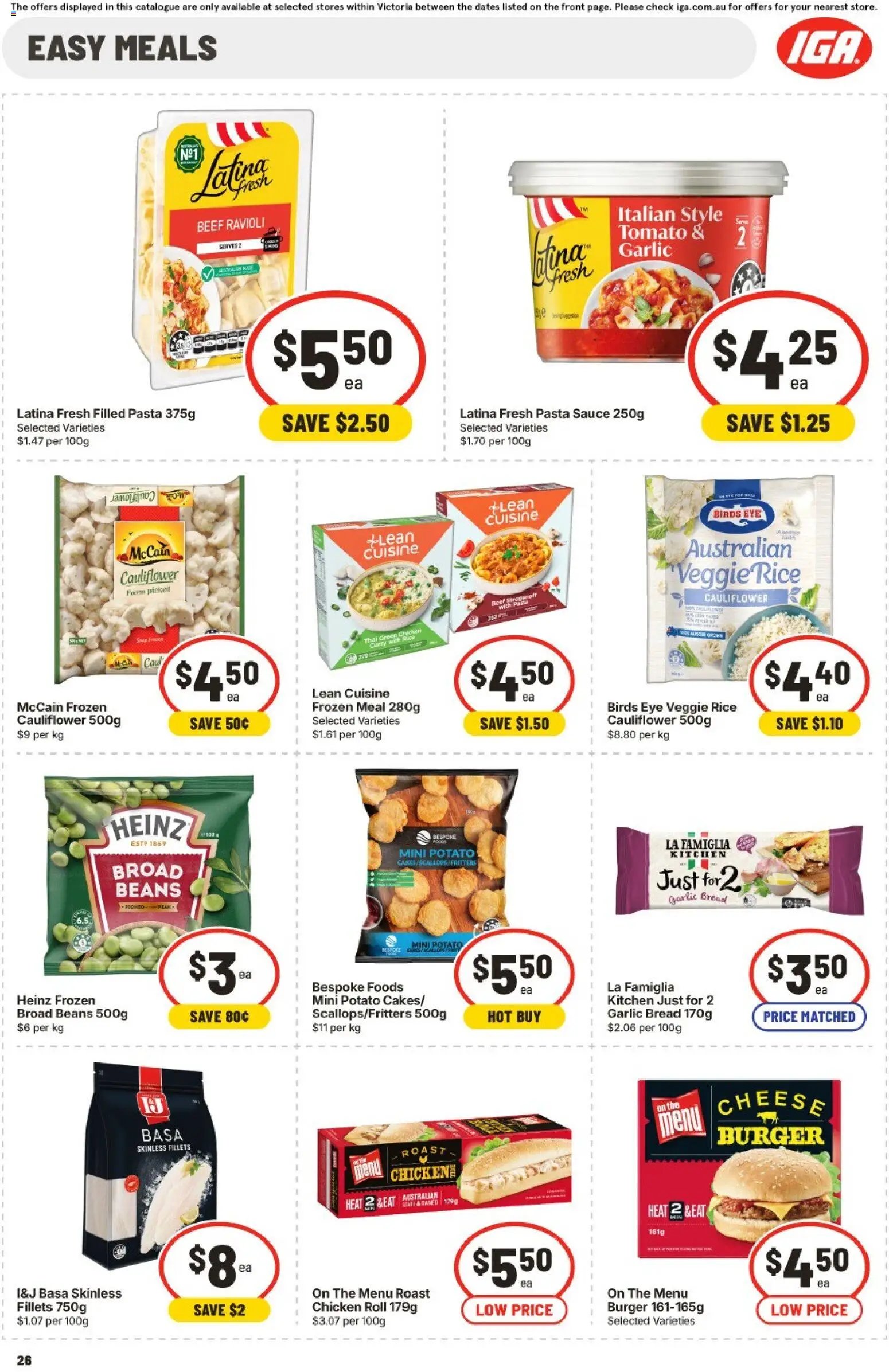 IGA catalogue from 08/07/2026 IGA catalogue