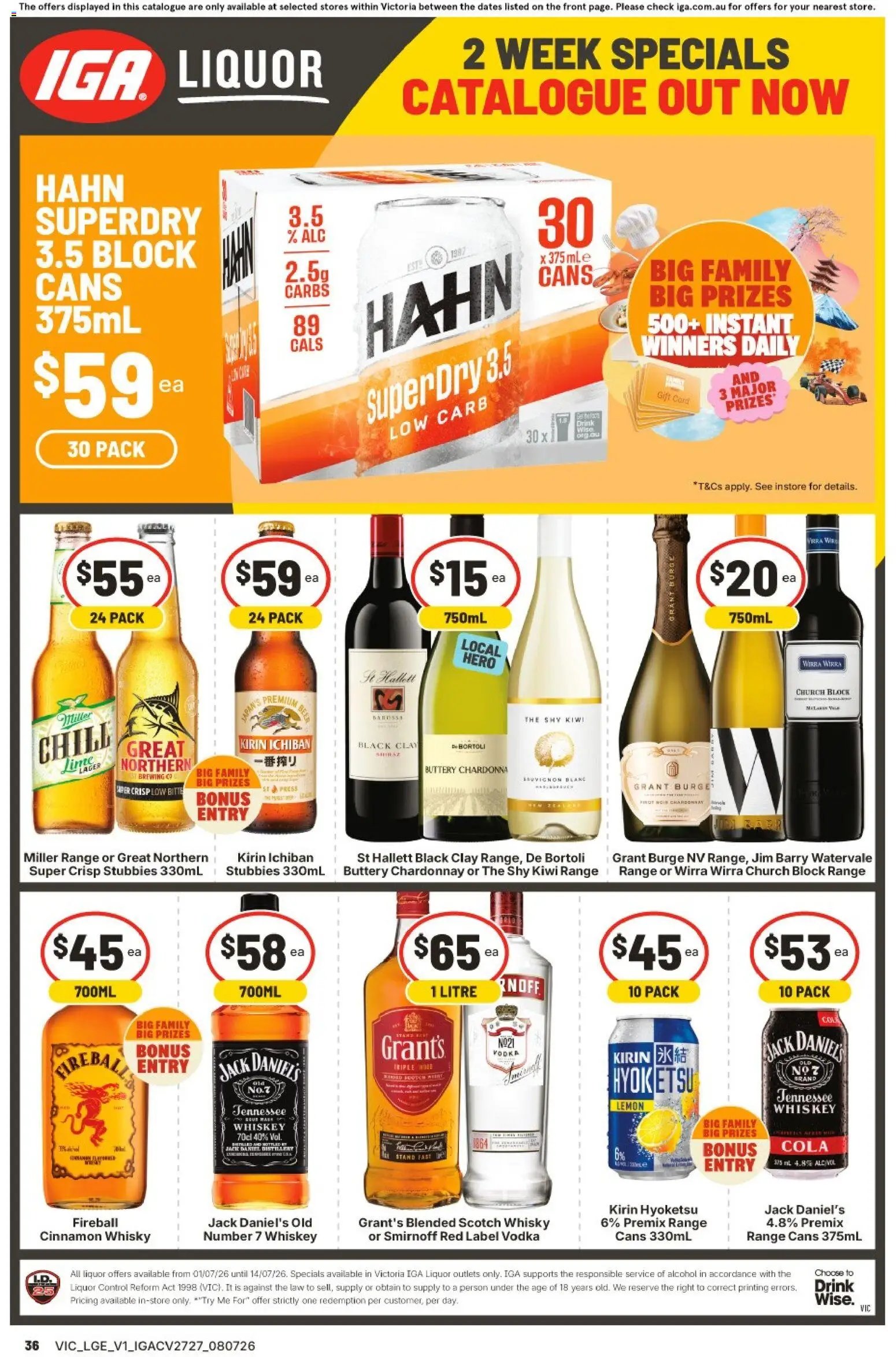 IGA catalogue from 08/07/2026 IGA catalogue