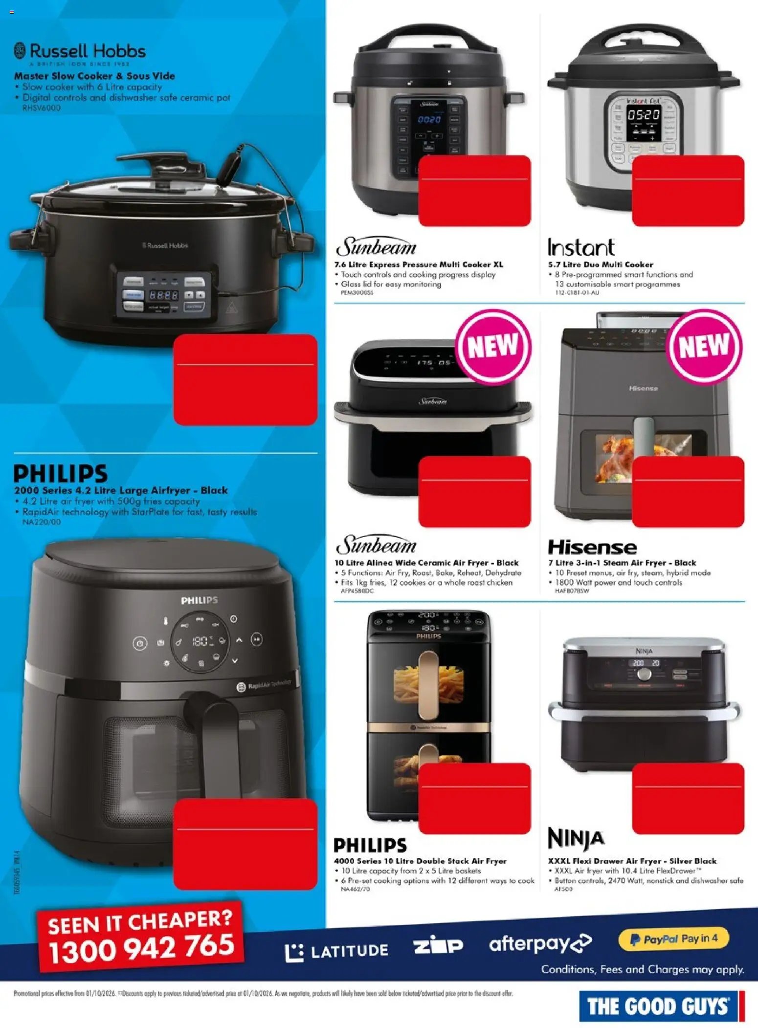 The Good Guys catalogue from 01/10/2026 The Good Guys Don't Miss These Deals