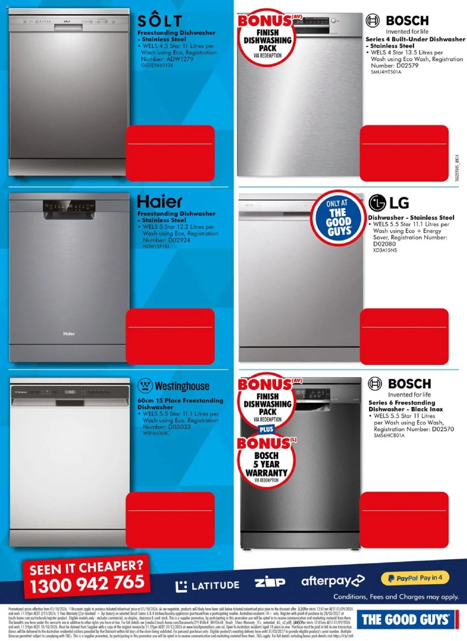 The Good Guys catalogue from 01/10/2026 The Good Guys Don't Miss These Deals