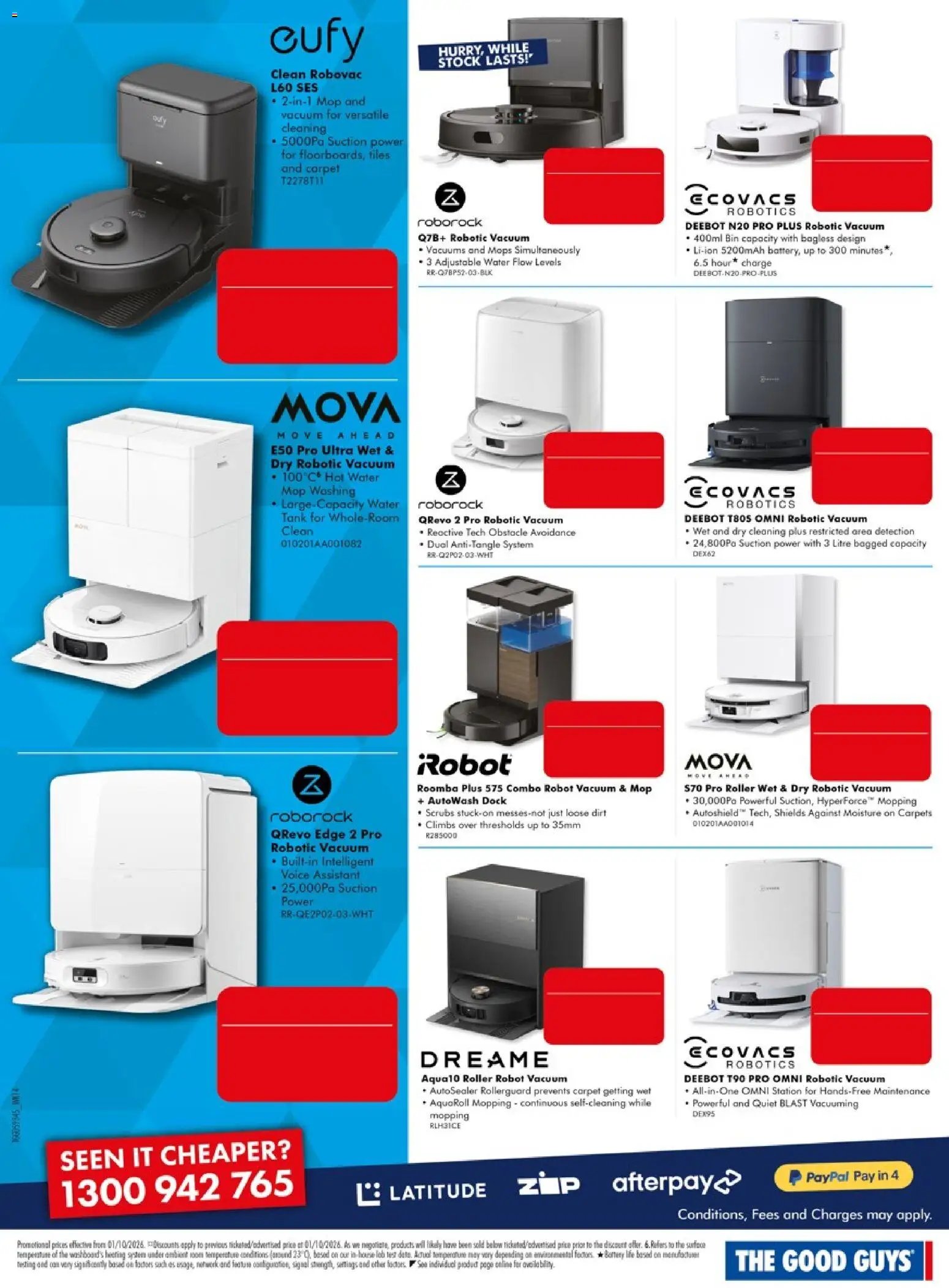 The Good Guys catalogue from 01/10/2026 The Good Guys Don't Miss These Deals