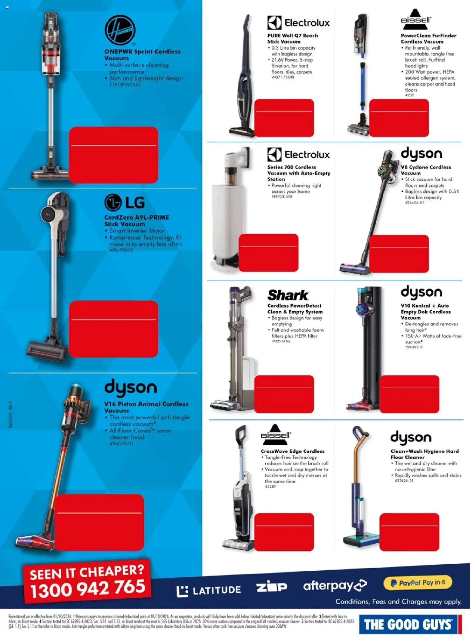 The Good Guys catalogue from 01/10/2026 The Good Guys Don't Miss These Deals