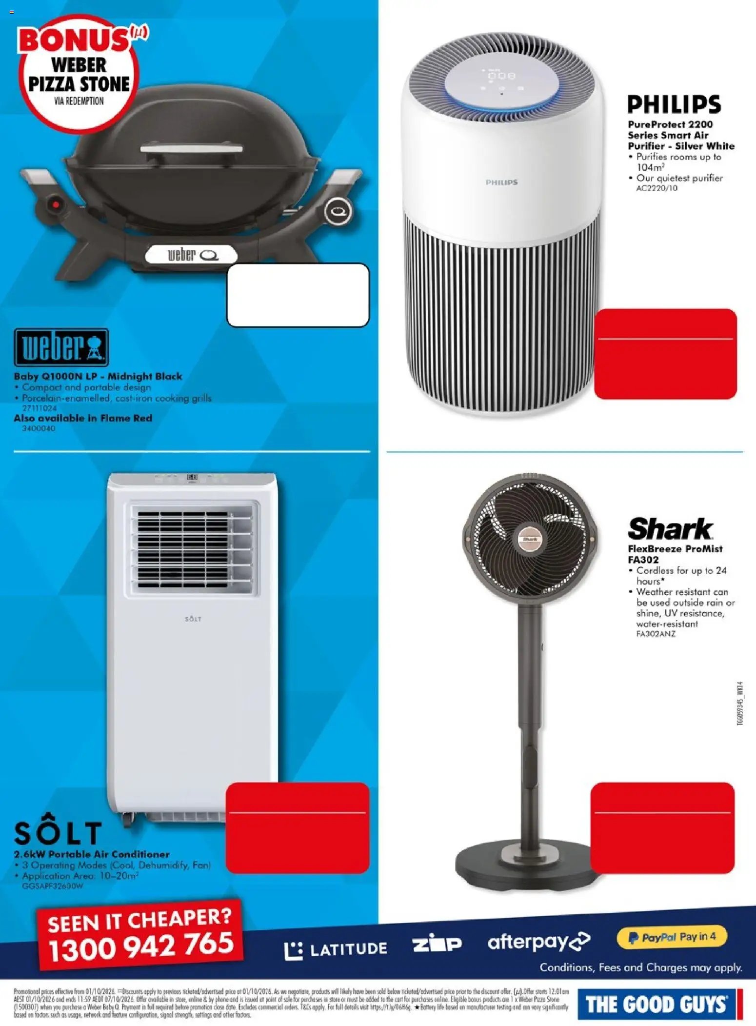 The Good Guys catalogue from 01/10/2026 The Good Guys Don't Miss These Deals
