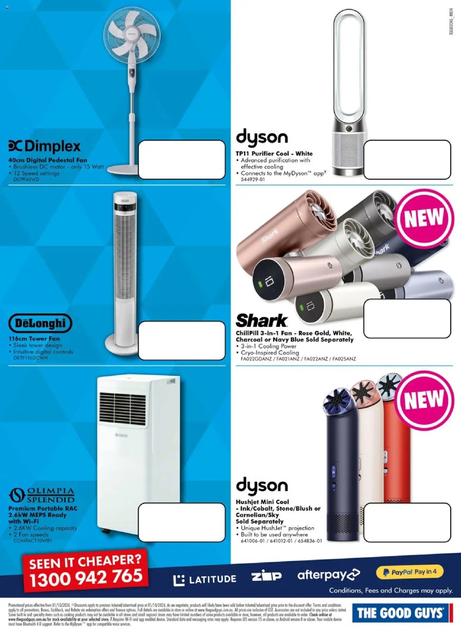 The Good Guys catalogue from 01/10/2026 The Good Guys Don't Miss These Deals