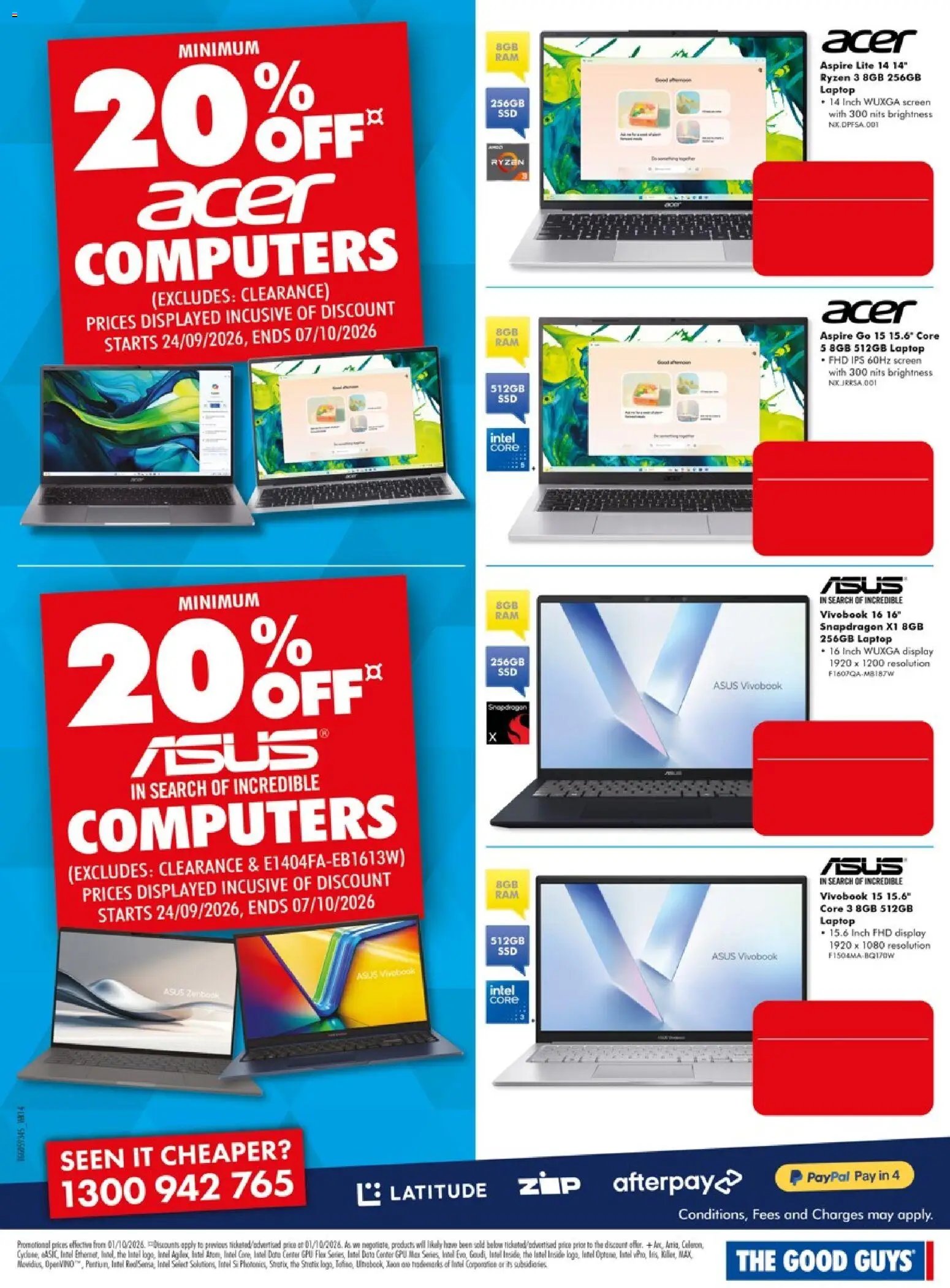 The Good Guys catalogue from 01/10/2026 The Good Guys Don't Miss These Deals