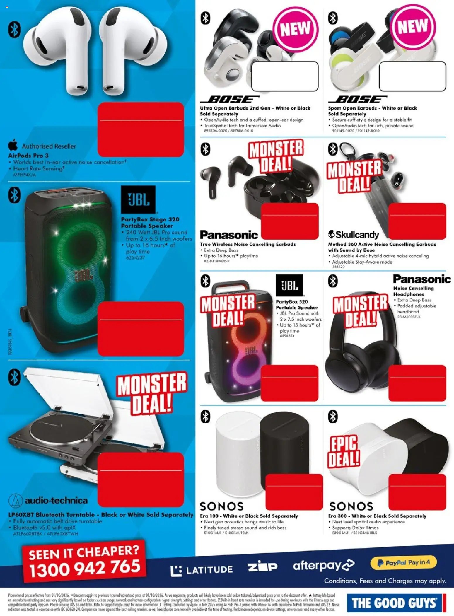 The Good Guys catalogue from 01/10/2026 The Good Guys Don't Miss These Deals