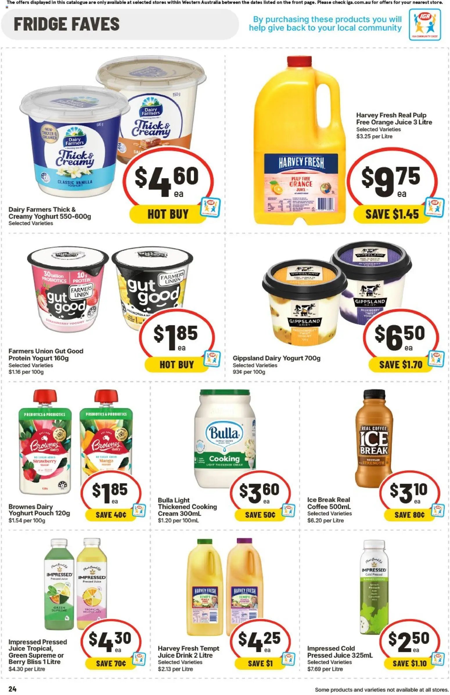 IGA catalogue from 19/08/2026 IGA catalogue WA
