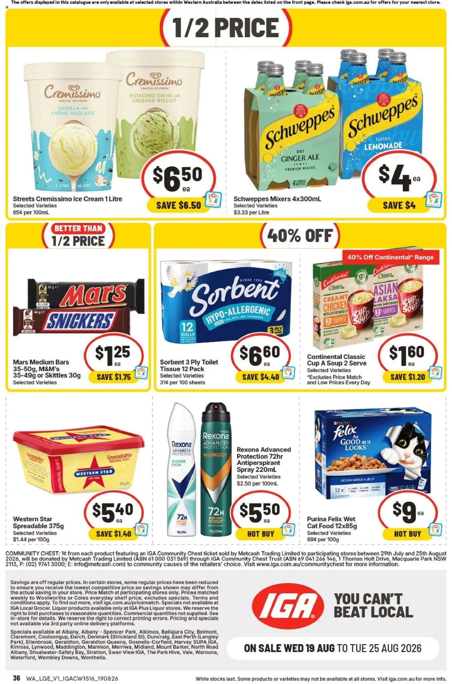 IGA catalogue from 19/08/2026 IGA catalogue WA