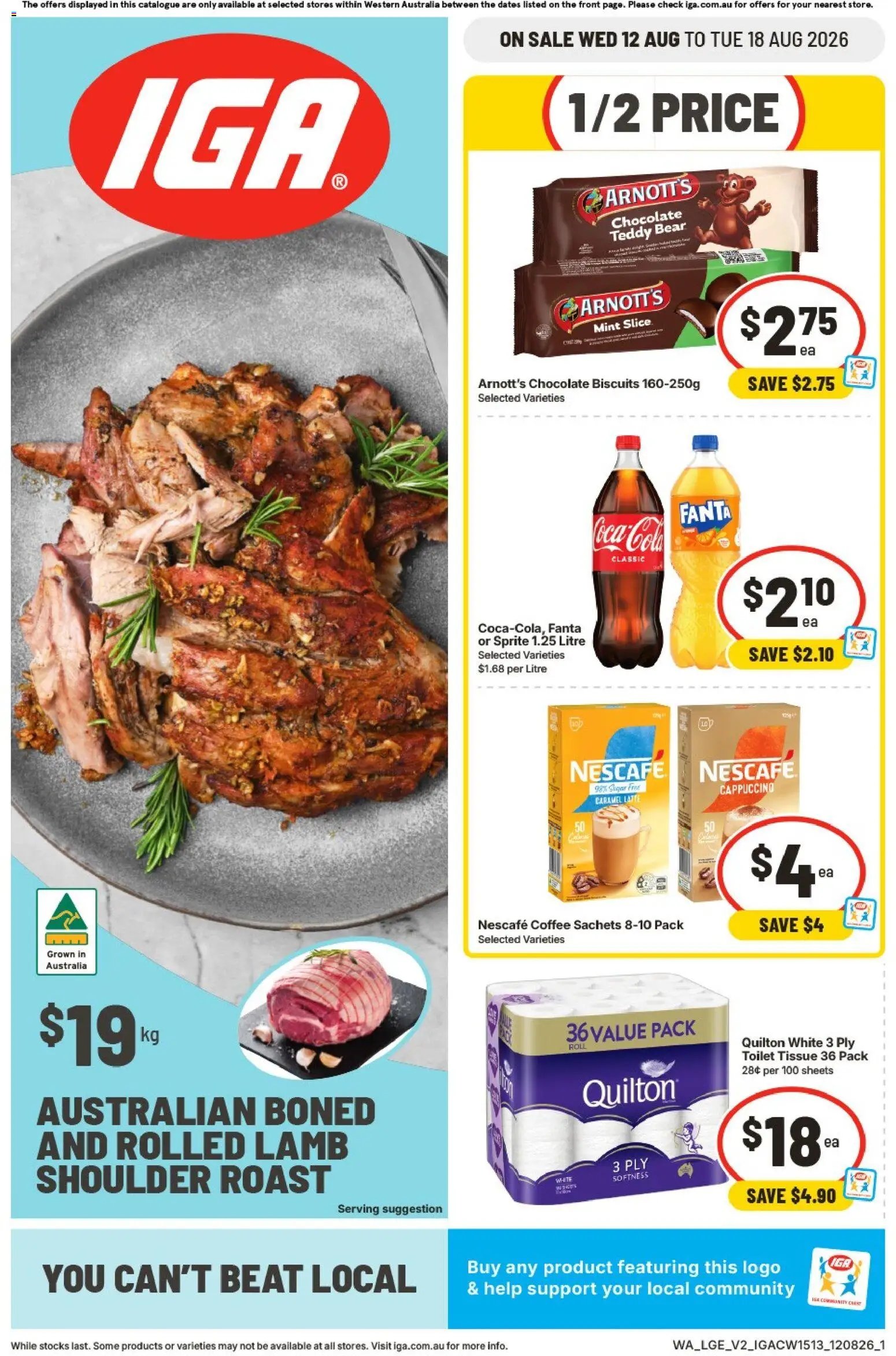 IGA catalogue from 12/08/2026 IGA catalogue WA