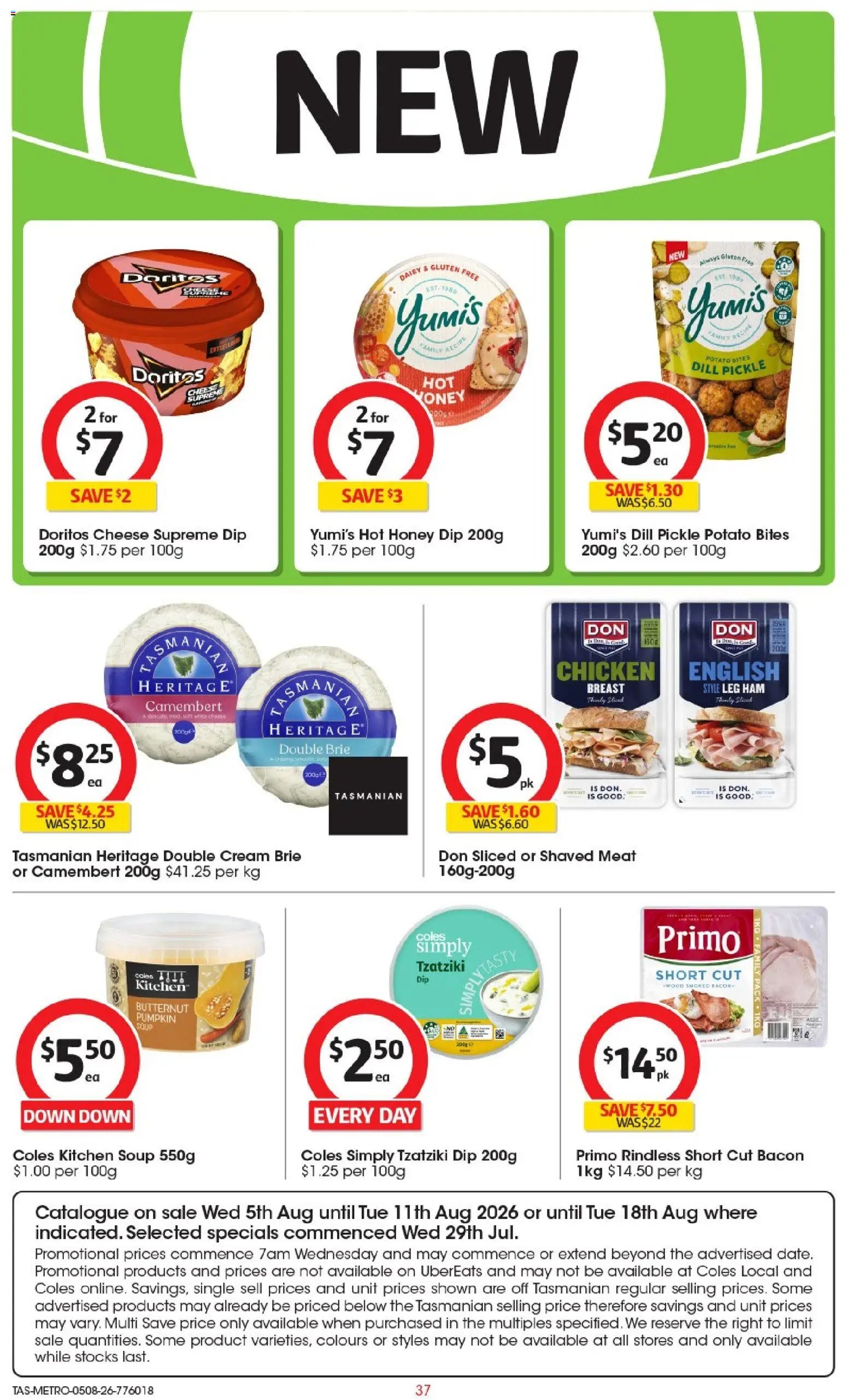 Coles catalogue from 05/08/2026 Coles catalogue TAS