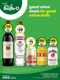 The Bottle-O catalogue from 17/08/2026 Good Value Booze, For Good Value Dads. 17/08