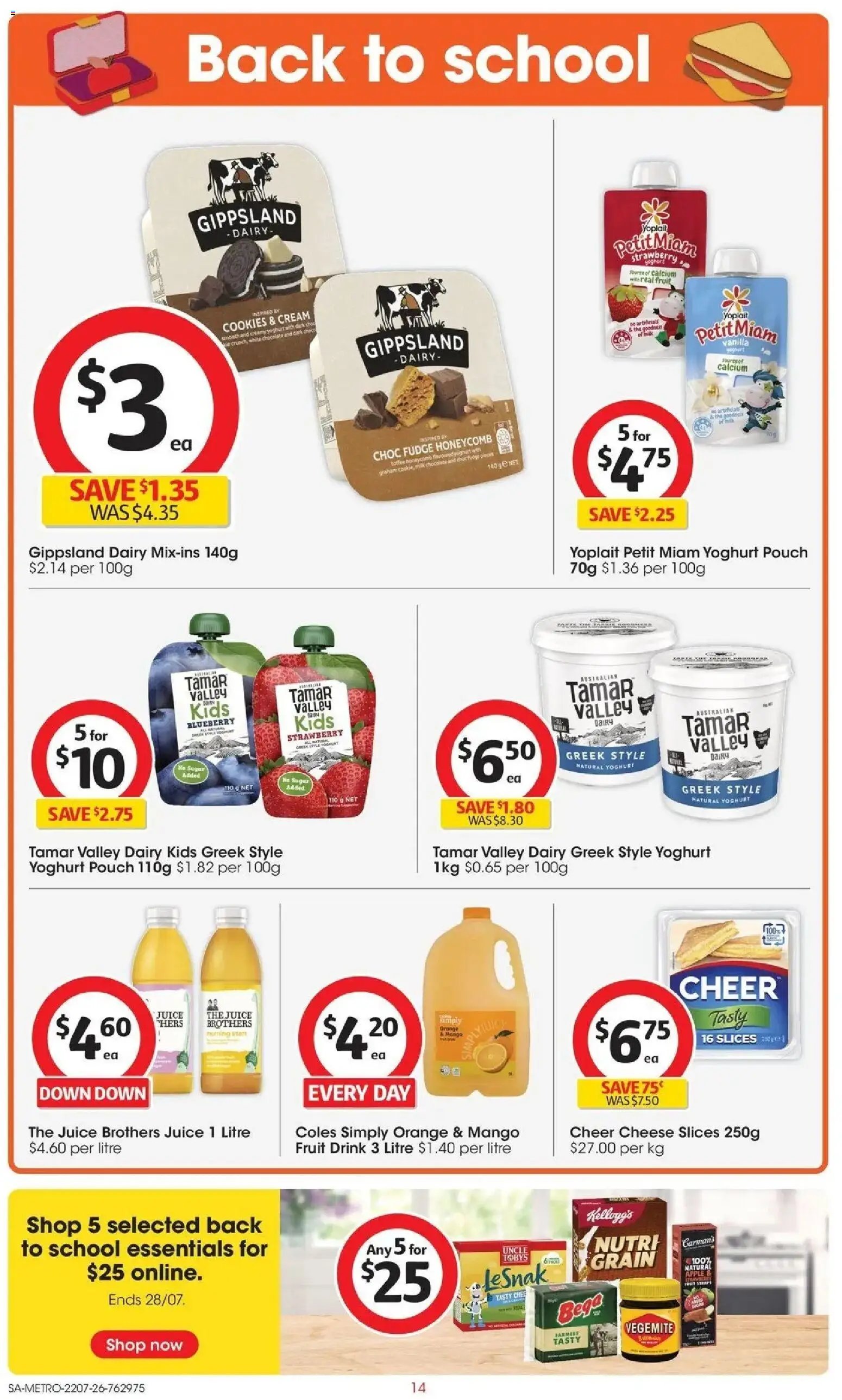Coles catalogue from 22/07/2026 Coles catalogue SA