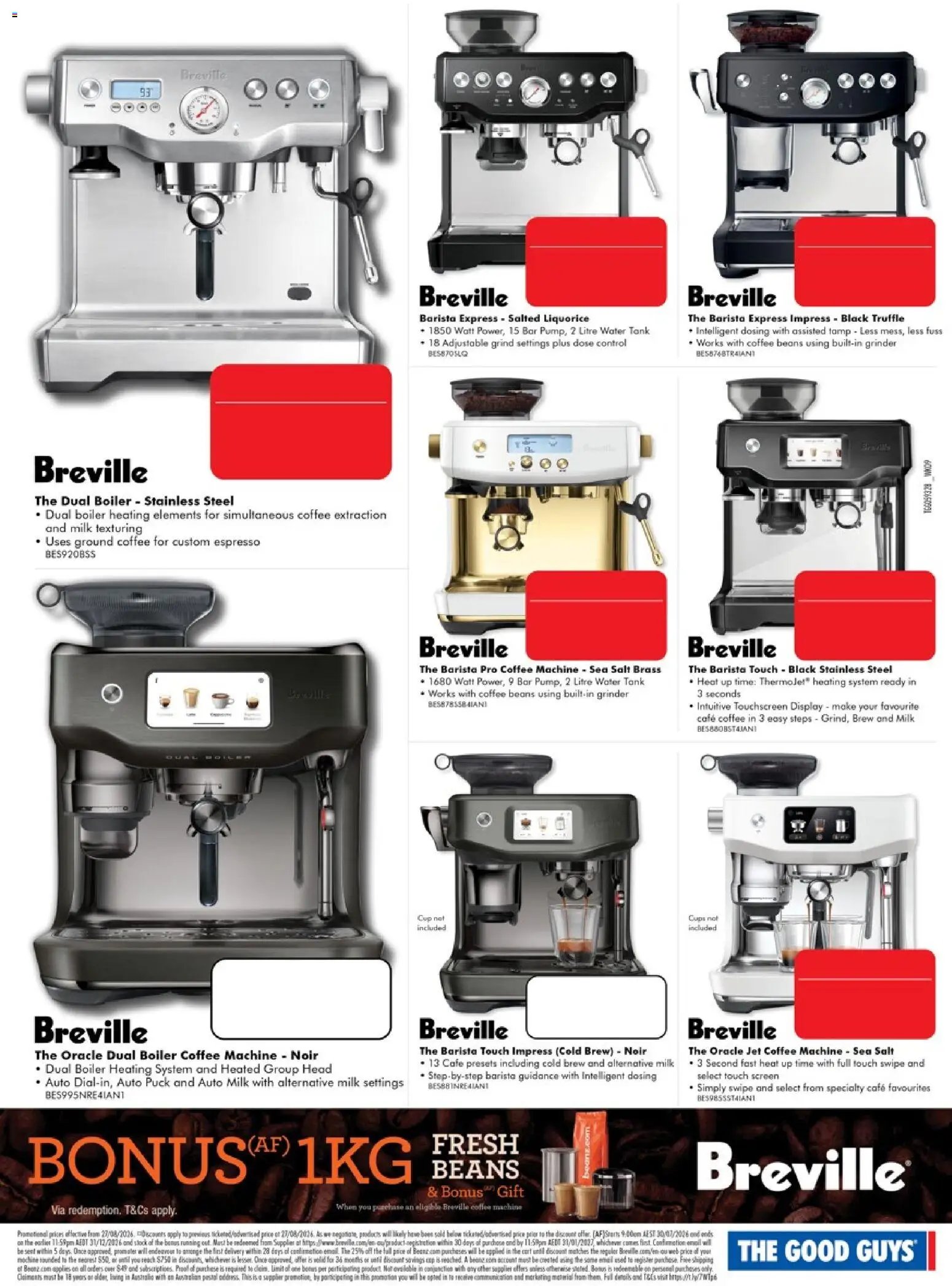 The Good Guys catalogue from 26/08/2026 The Good Guys catalogue BREVILLE
