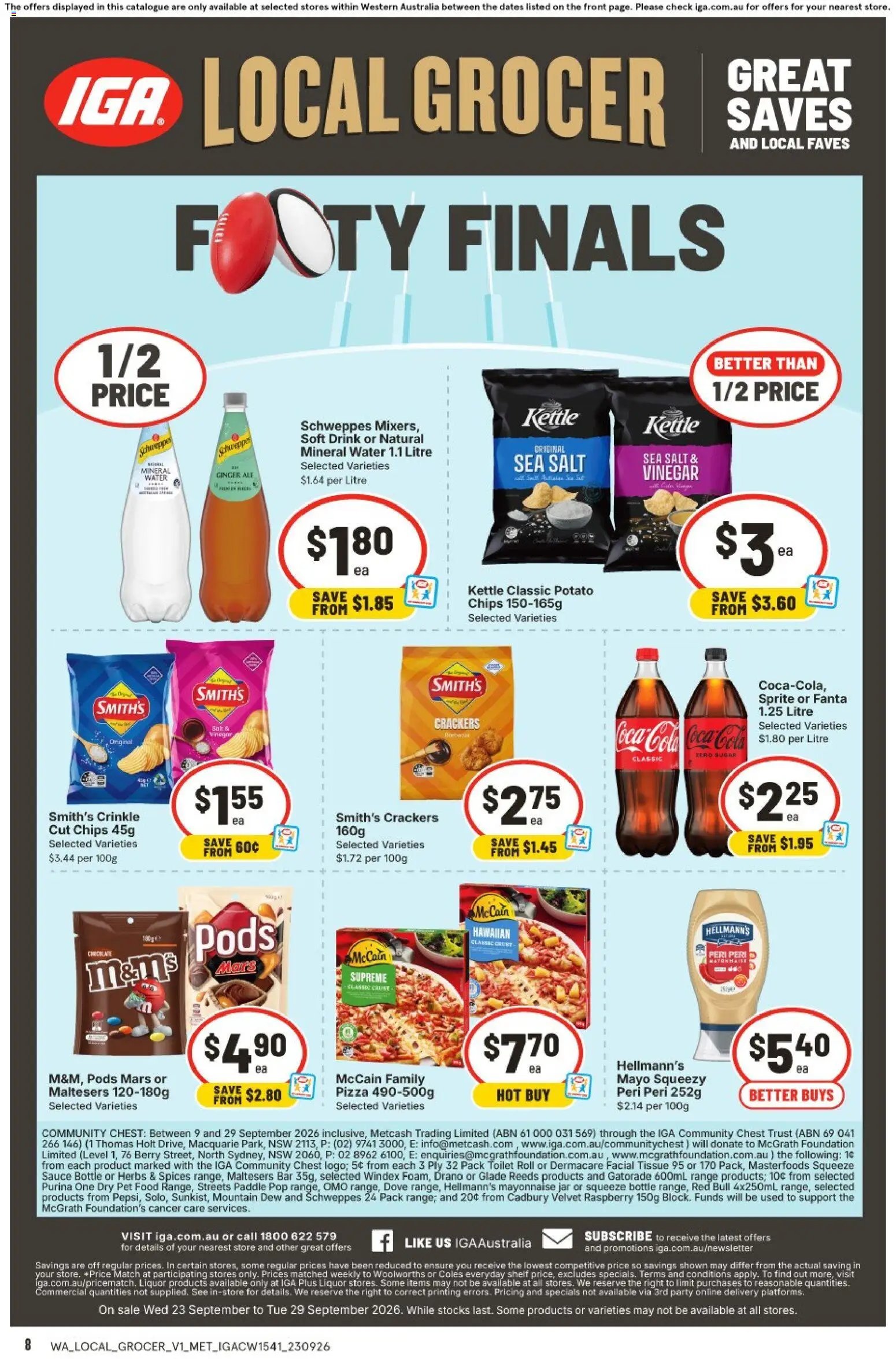 IGA catalogue from 23/09/2026 IGA Local Groce Bullcreek