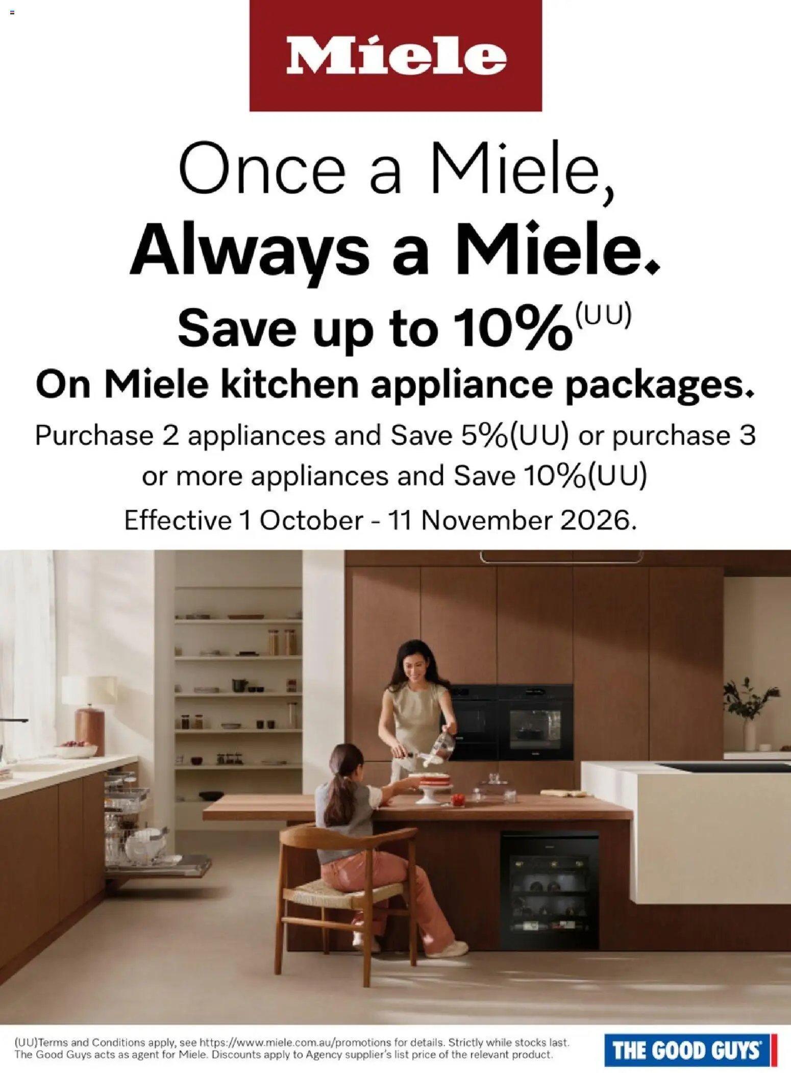 The Good Guys catalogue from 01/10/2026 The Good Guys catalogue Miele