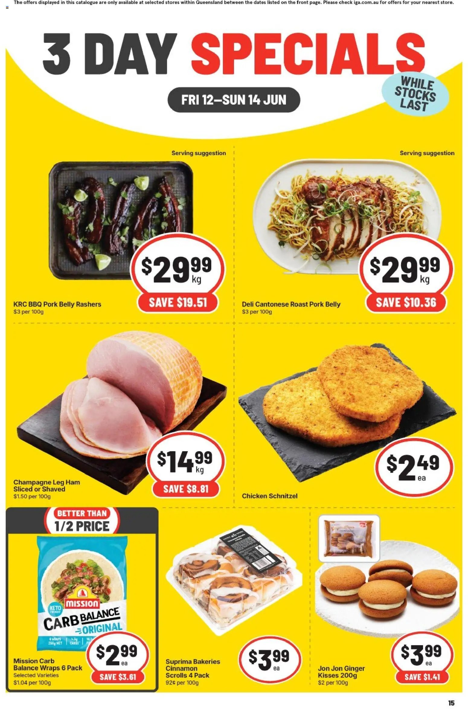 IGA catalogue from 12/06/2026 IGA 3 Day Specials QLD