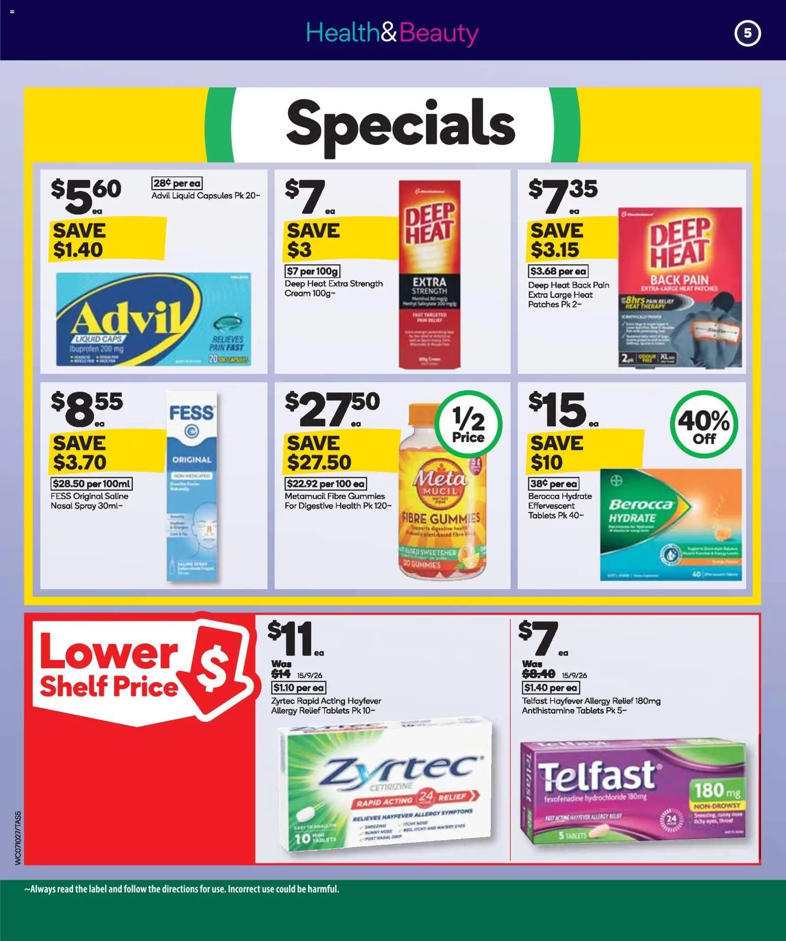 Woolworths catalogue from 07/10/2026 Woolworths Spring Health & Beauty Catalogue TAS