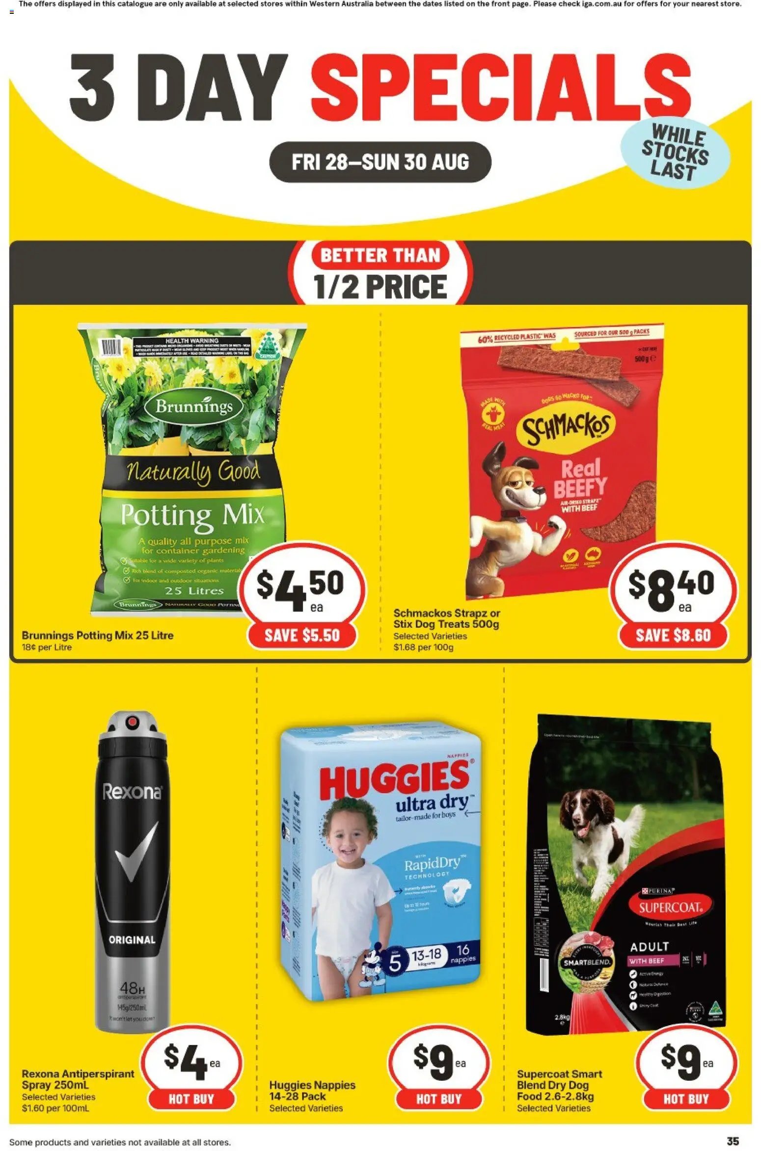 IGA catalogue from 28/08/2026 IGA 3 Day Specials WA