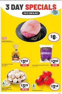 IGA catalogue from 17/07/2026 IGA 3 Day Specials NT