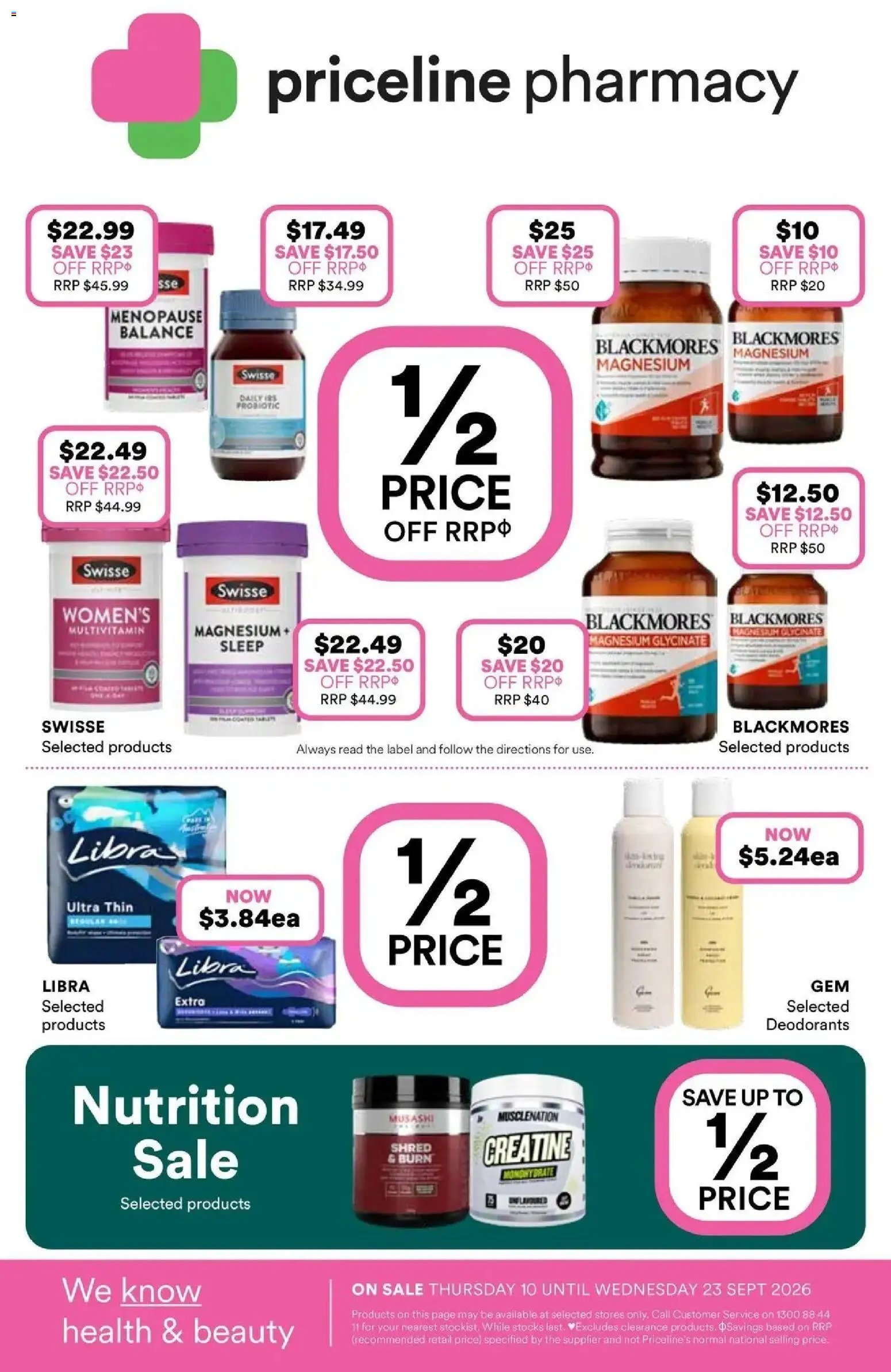 Priceline Pharmacy catalogue from 10/09/2026 Priceline Pharmacy catalogue Wollongong