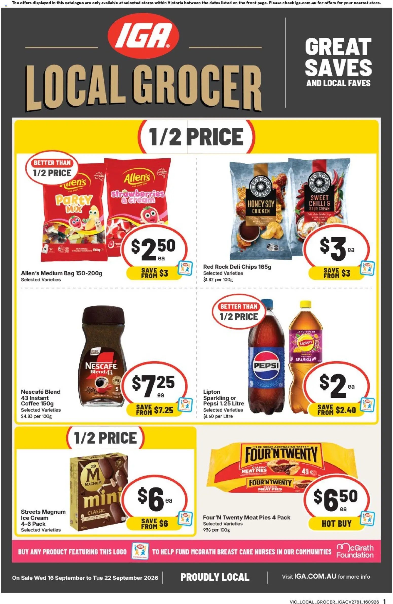 IGA catalogue from 16/09/2026 IGA catalogue Abbotsford