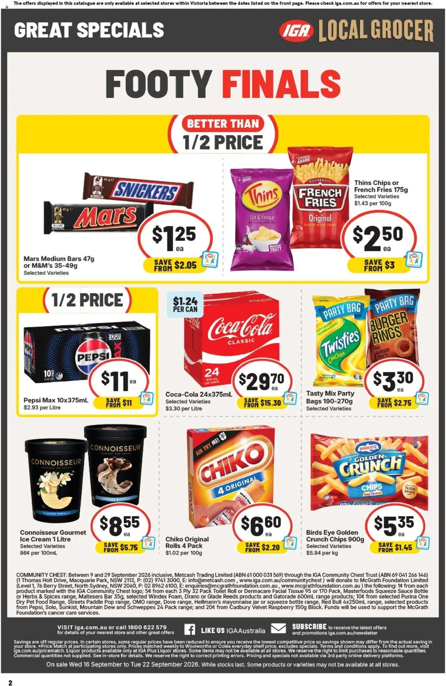 IGA catalogue from 16/09/2026 IGA catalogue Abbotsford
