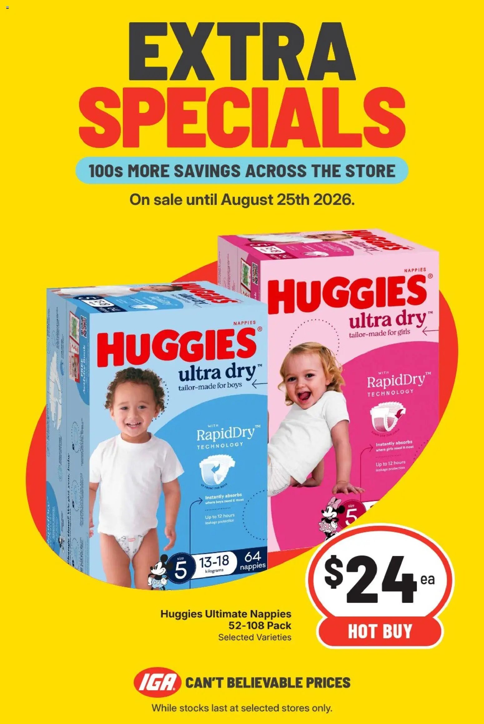 IGA catalogue from 25/08/2026 IGA catalogue Extra specials