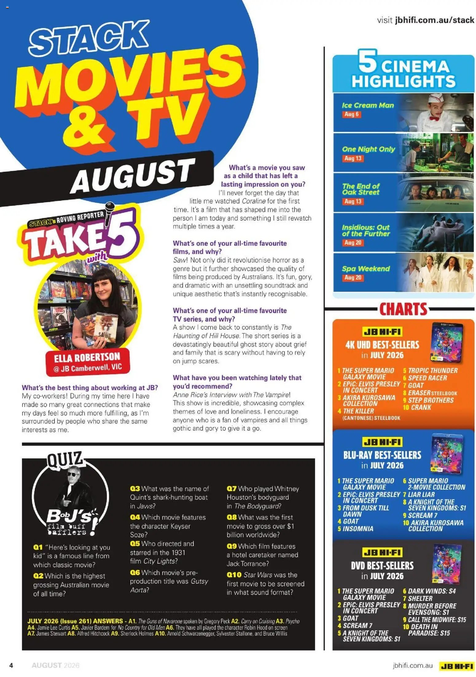 JB Hi-Fi catalogue from 01/08/2026 JB Hi-Fi STACK August
