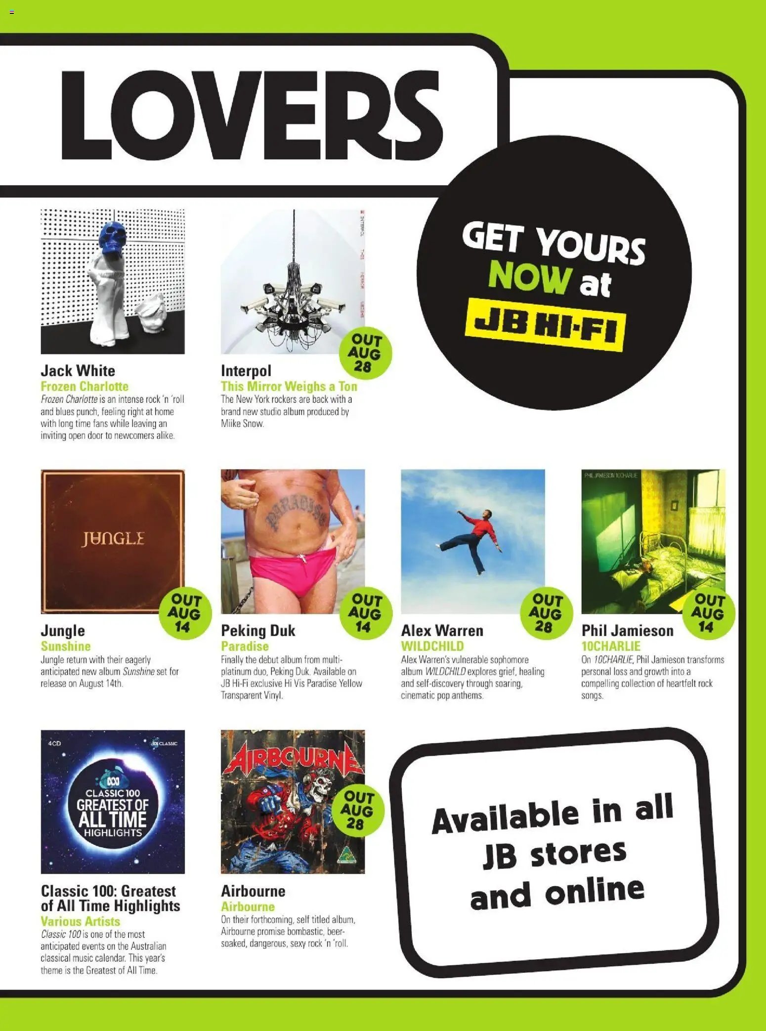 JB Hi-Fi catalogue from 01/08/2026 JB Hi-Fi STACK August