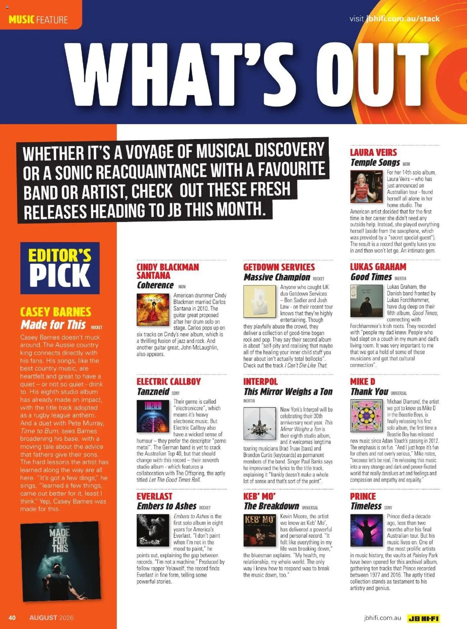 JB Hi-Fi catalogue from 01/08/2026 JB Hi-Fi STACK August