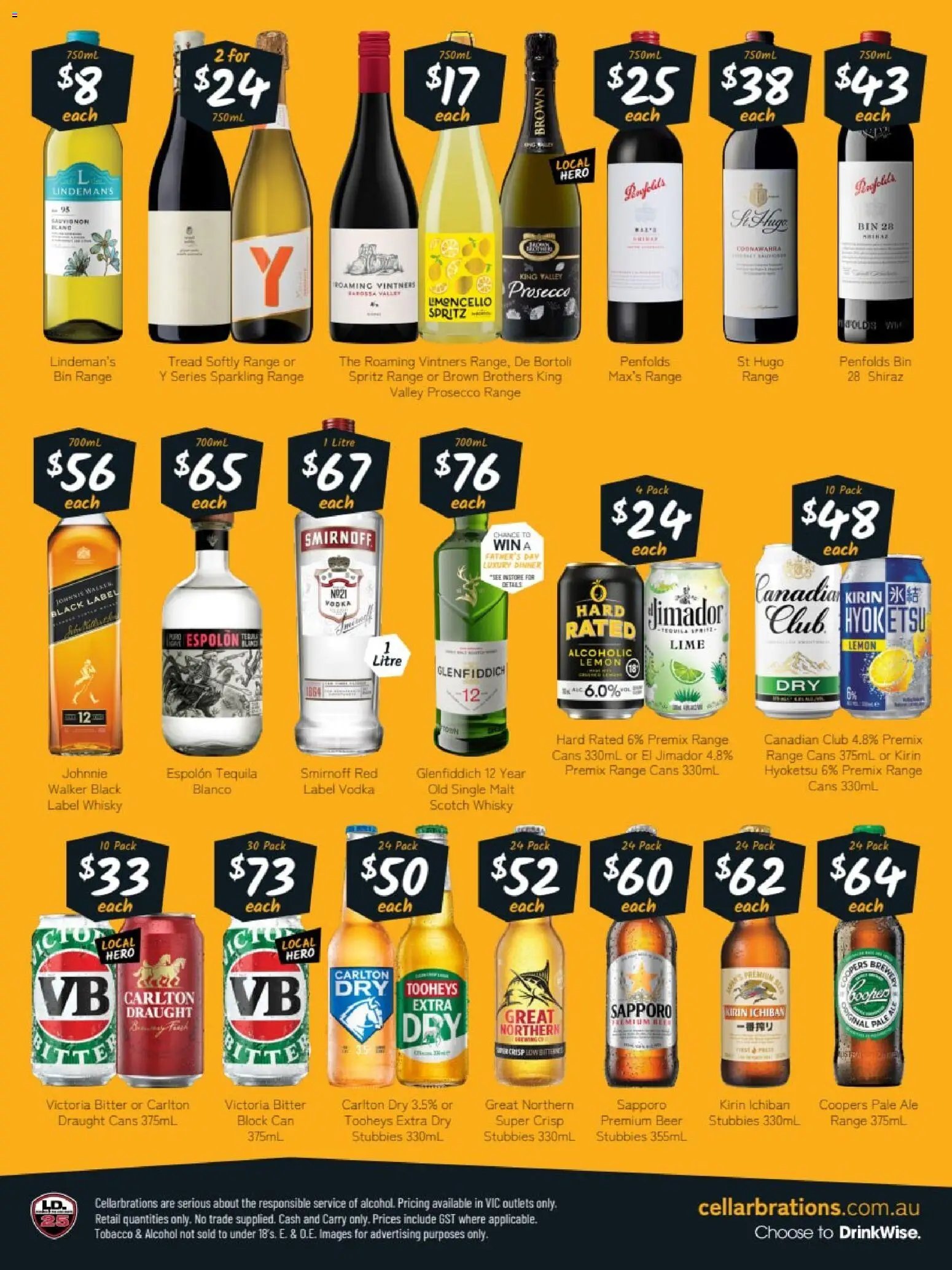 Cellarbrations catalogue from 24/08/2026 Cellarbrations catalogue ALFREDTON