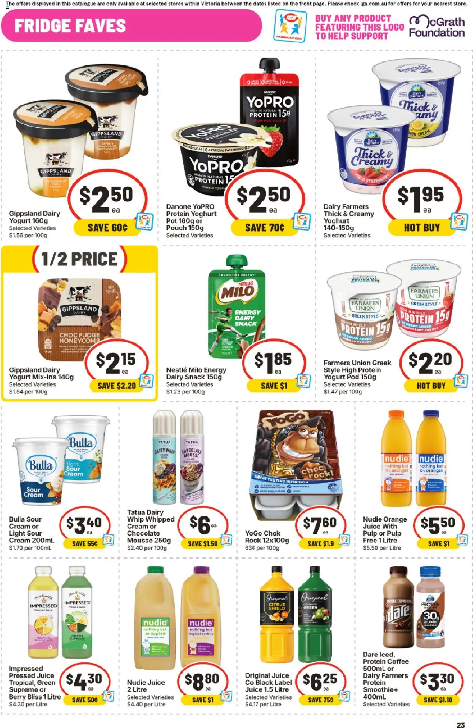 IGA catalogue from 23/09/2026 IGA catalogue
