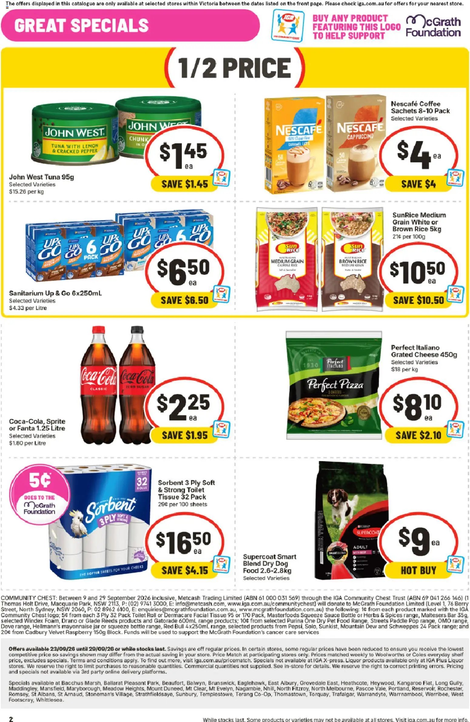 IGA catalogue from 23/09/2026 IGA catalogue