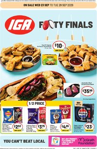 IGA catalogue from 23/09/2026 IGA catalogue