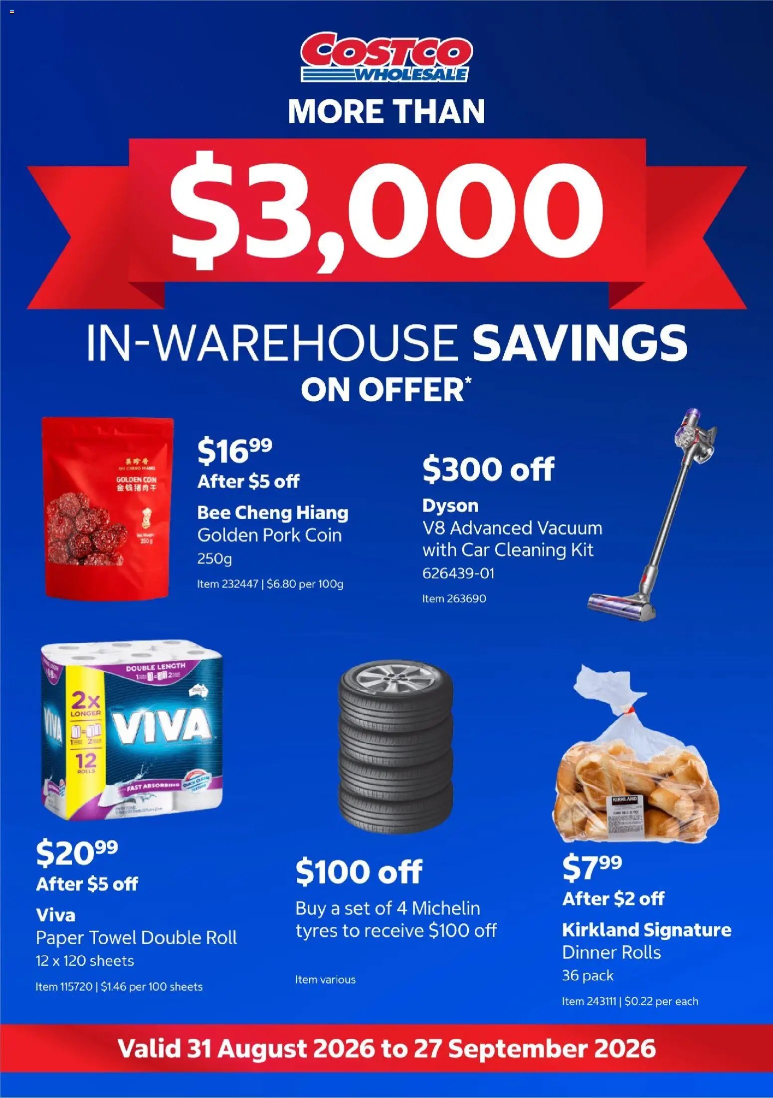 Costco catalogue from 31/08/2026 Costco In-warehouse savings