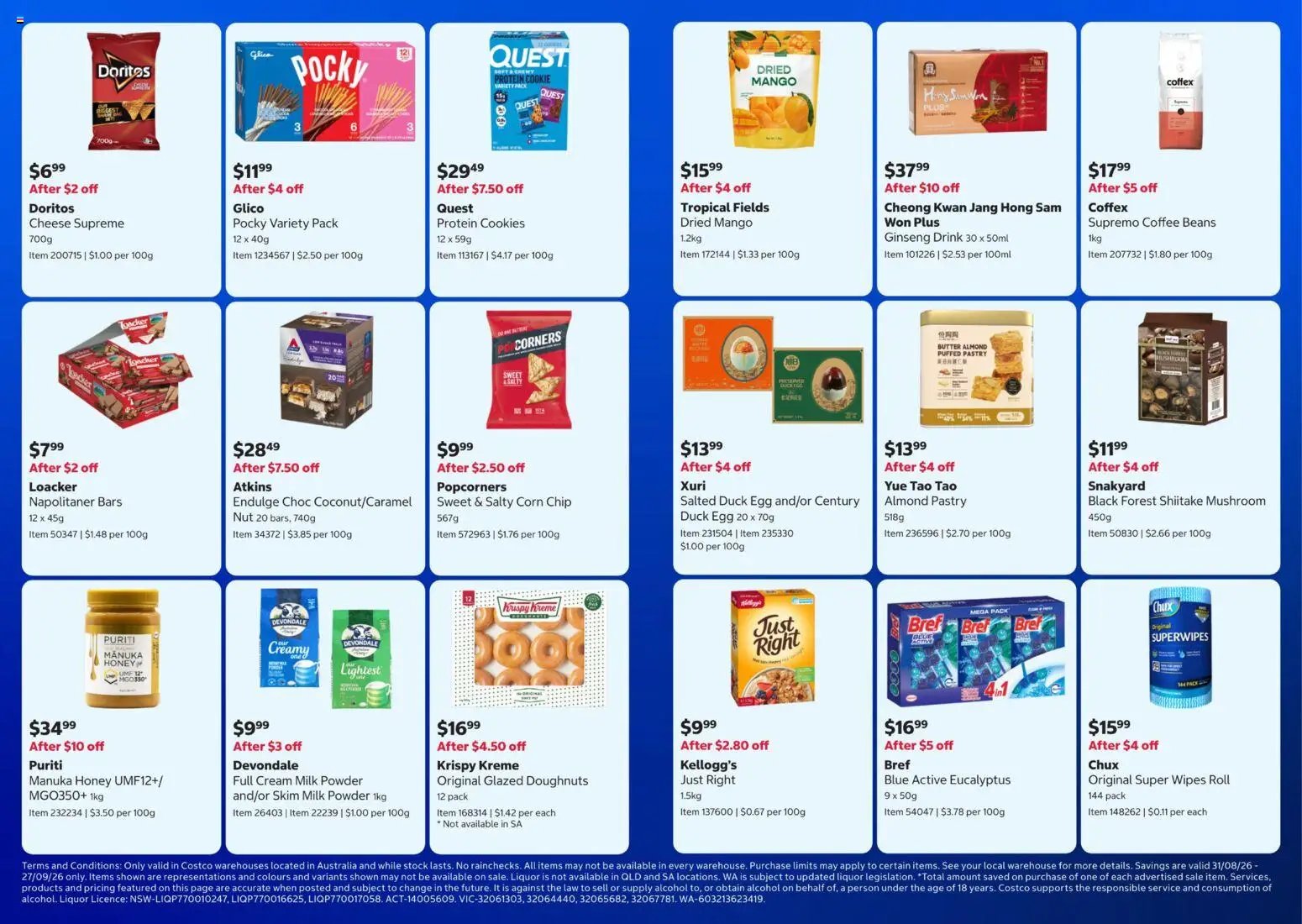 Costco catalogue from 31/08/2026 Costco In-warehouse savings