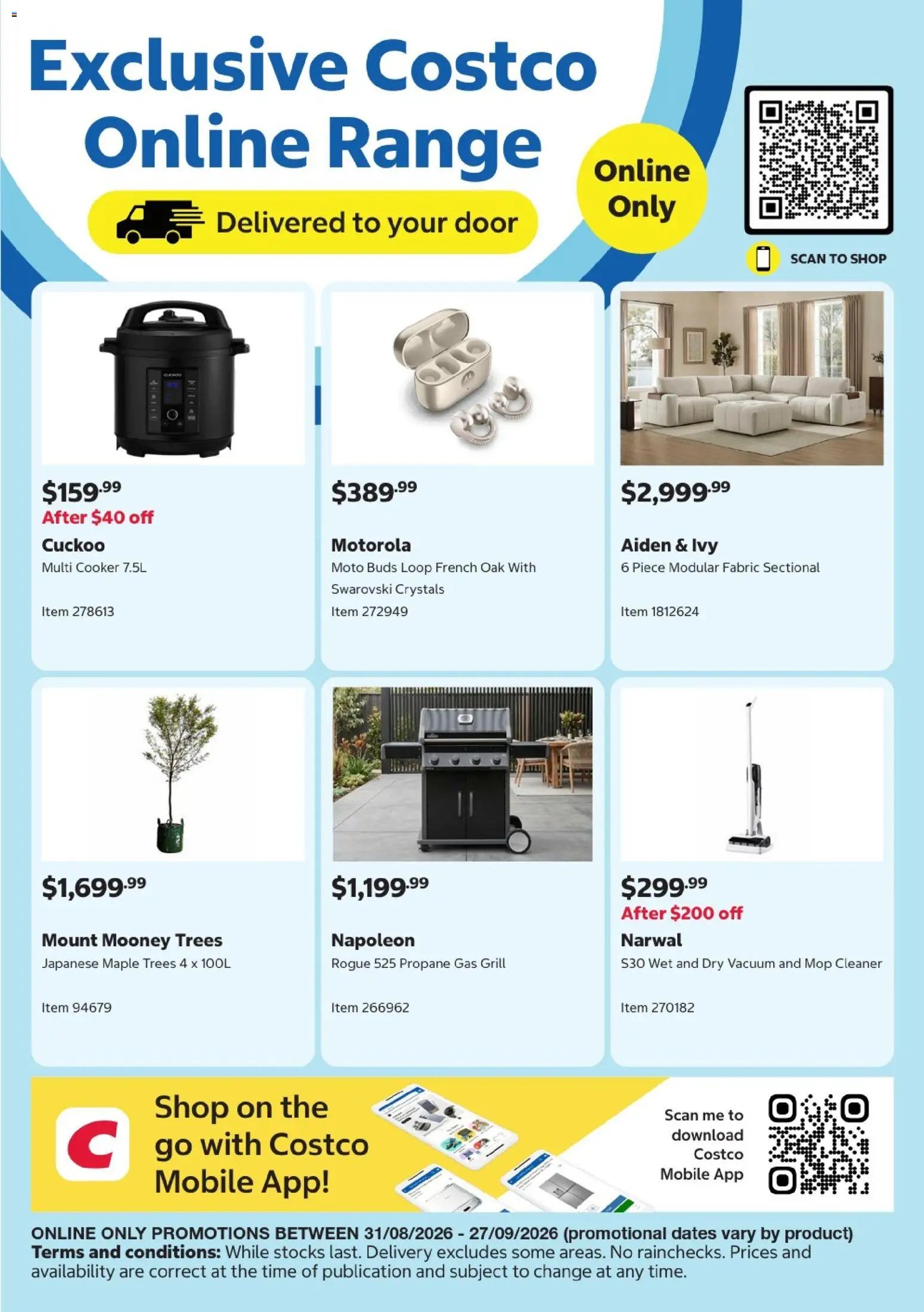 Costco catalogue from 31/08/2026 Costco In-warehouse savings