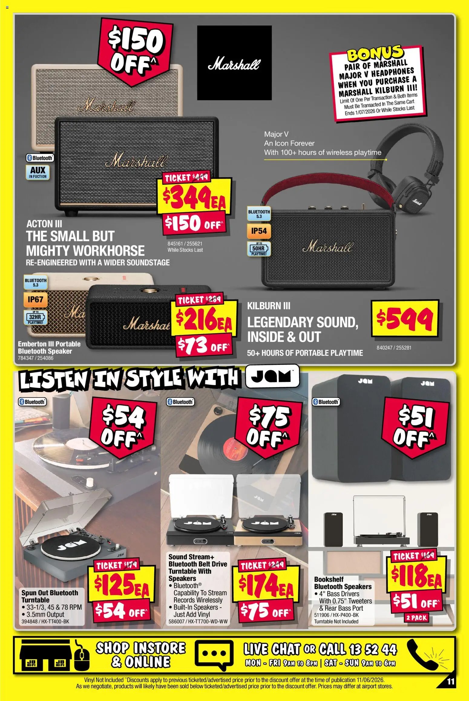 JB Hi-Fi catalogue from 18/06/2026 JB Hi-Fi Audio bonanza