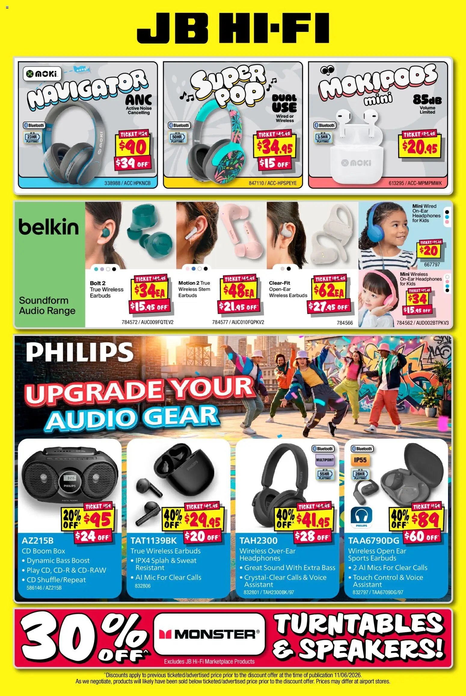 JB Hi-Fi catalogue from 18/06/2026 JB Hi-Fi Audio bonanza