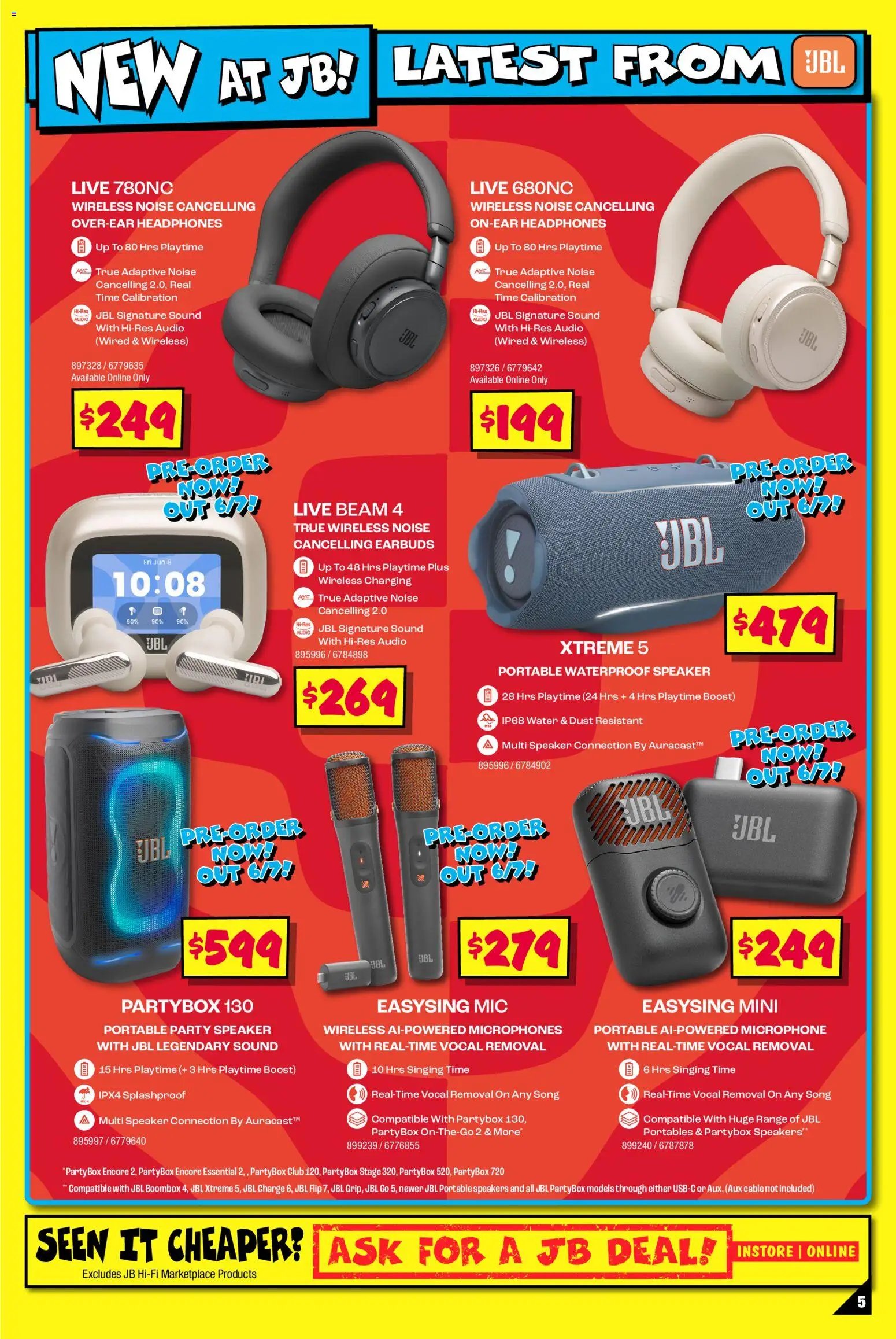 JB Hi-Fi catalogue from 18/06/2026 JB Hi-Fi Audio bonanza