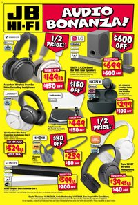 JB Hi-Fi catalogue from 18/06/2026 JB Hi-Fi Audio bonanza