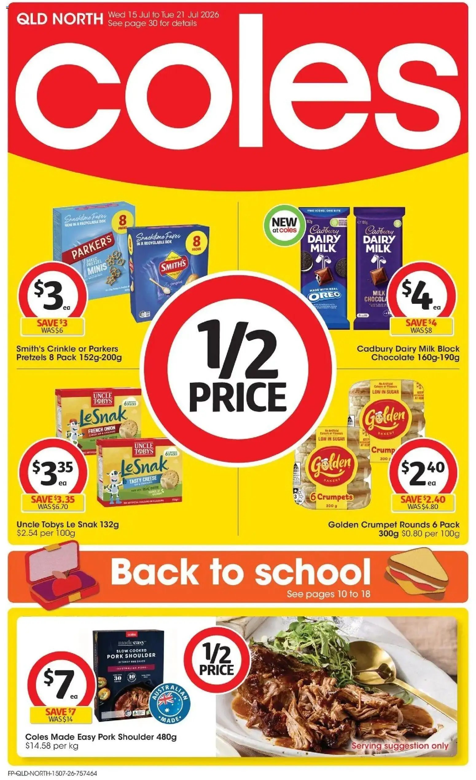 Coles catalogue from 15/07/2026 Coles catalogue QLD North