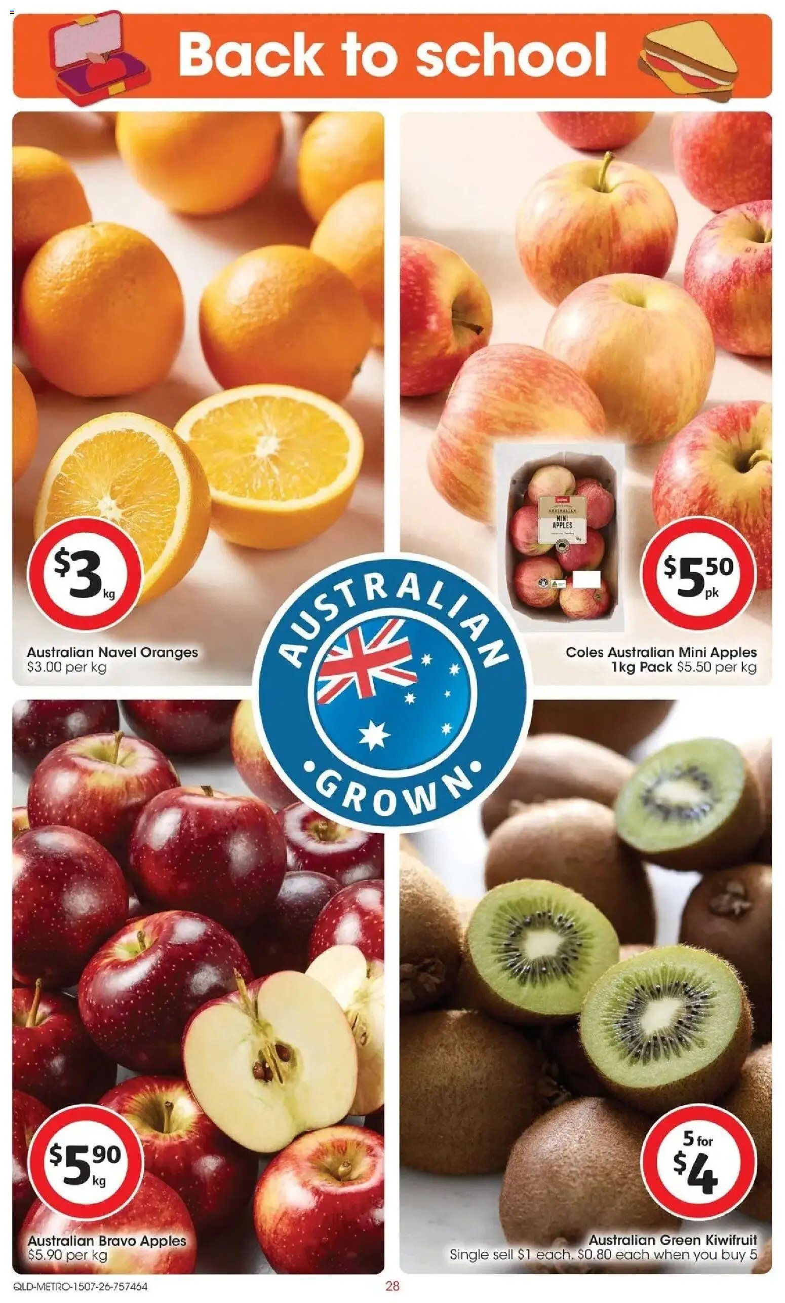 Coles catalogue from 15/07/2026 Coles catalogue QLD North