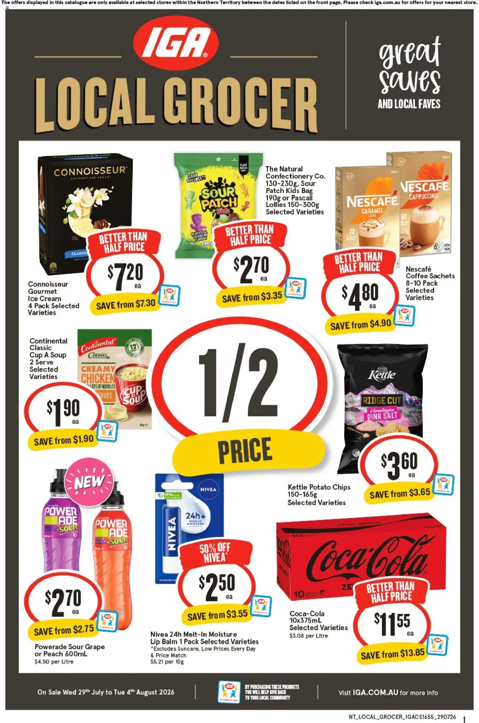 IGA catalogue from 29/07/2026 IGA Local Grocer NT