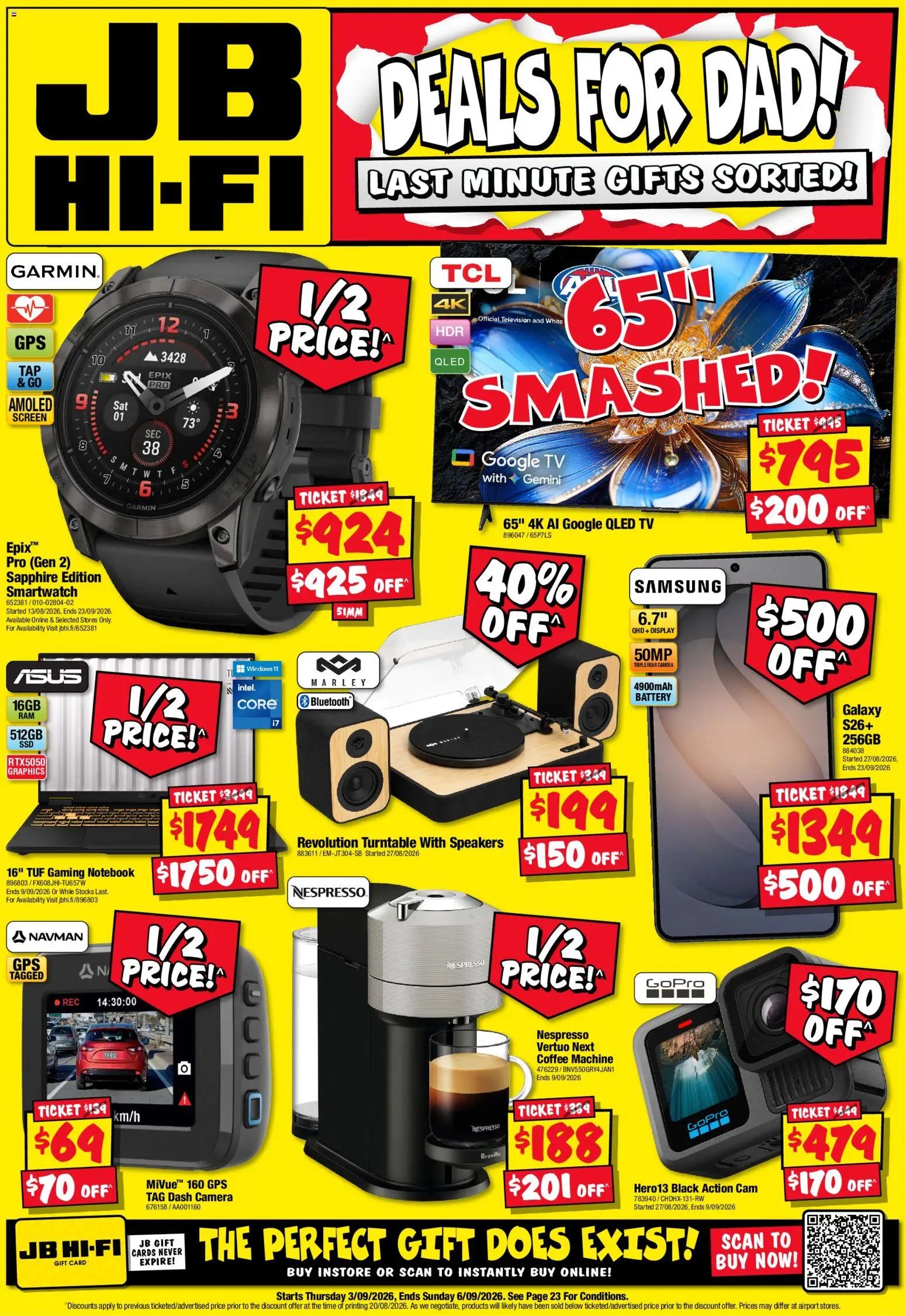 JB Hi-Fi catalogue from 03/09/2026 JB Hi-Fi Last Deals for Dad