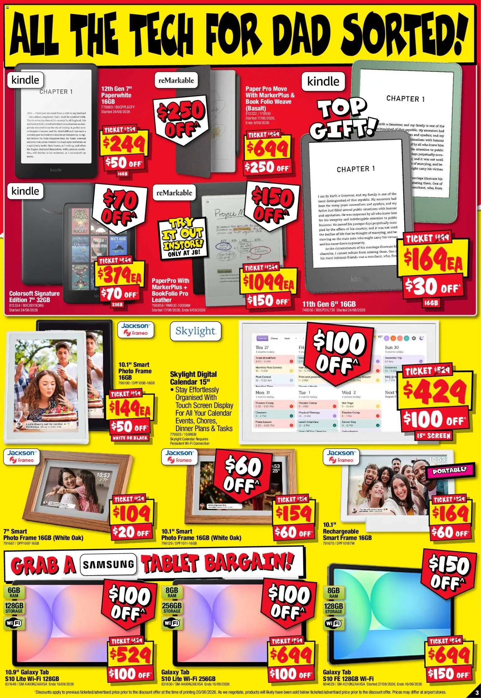 JB Hi-Fi catalogue from 03/09/2026 JB Hi-Fi Last Deals for Dad
